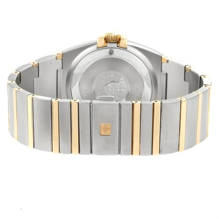 Omega Constellation Perpetual Calendar Steel Yellow Gold Watch 1211 10