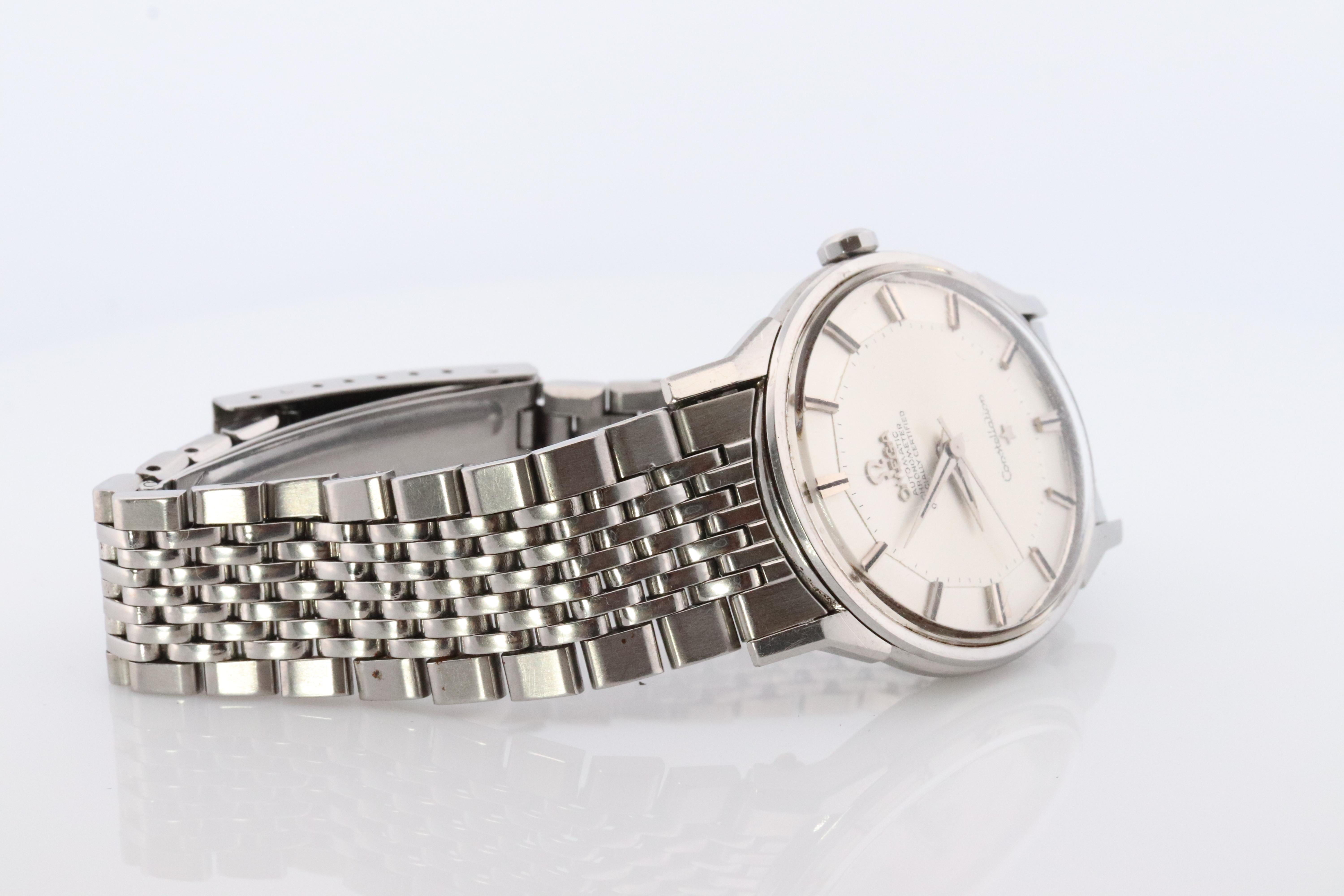 Vintage Omega Constellation Automatic PIE PAN Dial

167.005

Stainless Steel Case and Band.

Condition: Works and keeps time. Great Condition.

Details:
34mm x 11mm case
5mm crown


Please don't hesitate to ask questions.