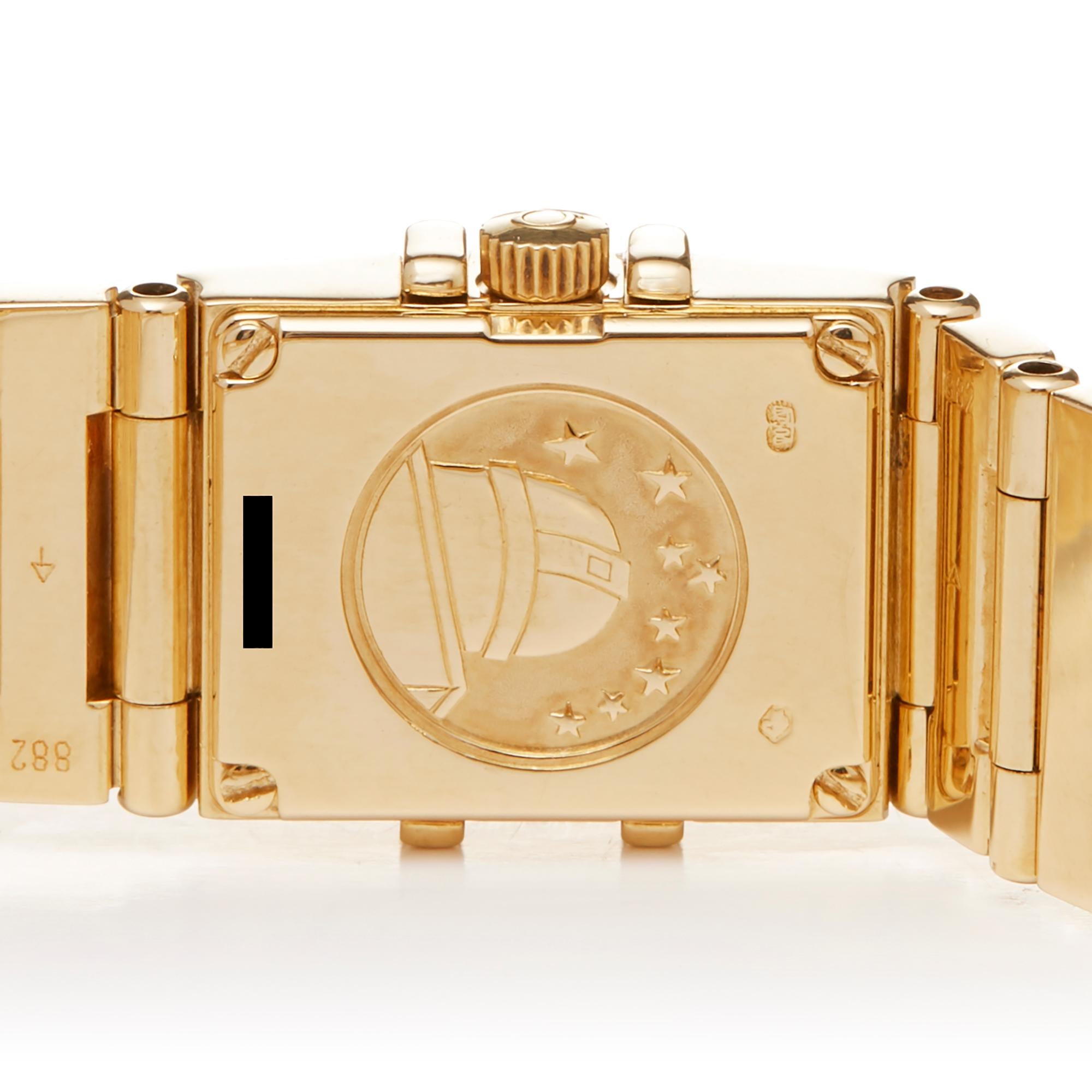 Omega Constellation Quadra 18K Yellow Gold 7951235 Wristwatch In Excellent Condition In Bishops Stortford, Hertfordshire