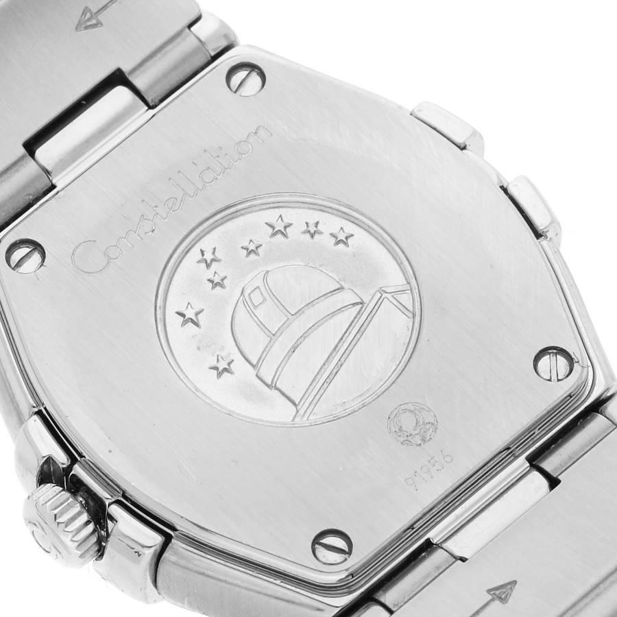 Omega Constellation Quartz 24 MOP Diamond Watch 123.15.24.60.55.006 For Sale 2