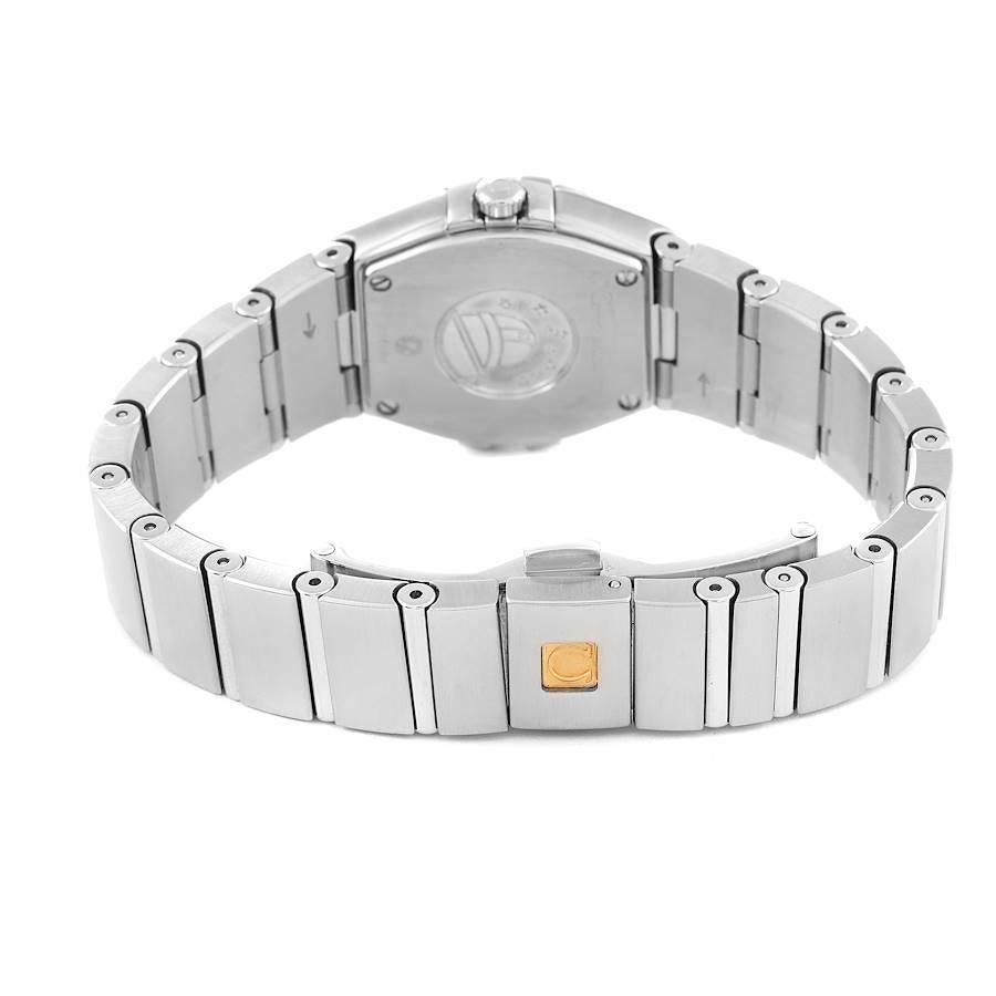 Omega Constellation Quartz 24 MOP Diamond Watch 123.15.24.60.55.006 For Sale 3