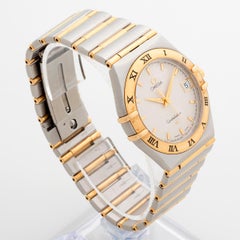 Omega Constellation Quartz aka "manhattan" 18ct Yellow Gold, Honeycomb Dial 1995