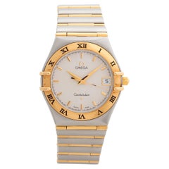 Omega Constellation Quartz aka "manhattan" 18ct Yellow Gold, Honeycomb Dial 1995
