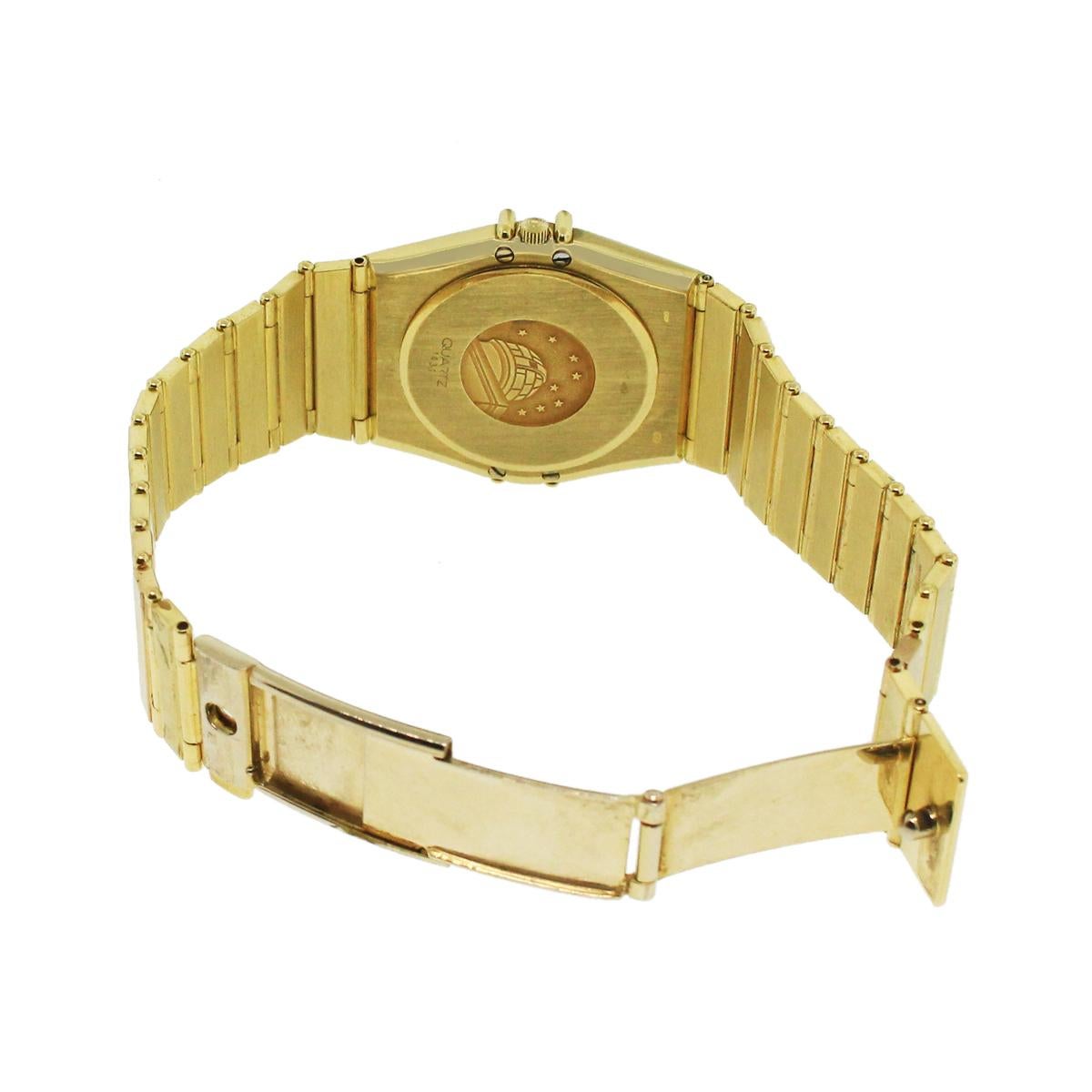 18k omega constellation watch