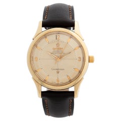 Omega Constellation ref 2852-3 auto "pie pan" 34mm steel/gold plate case, c1958