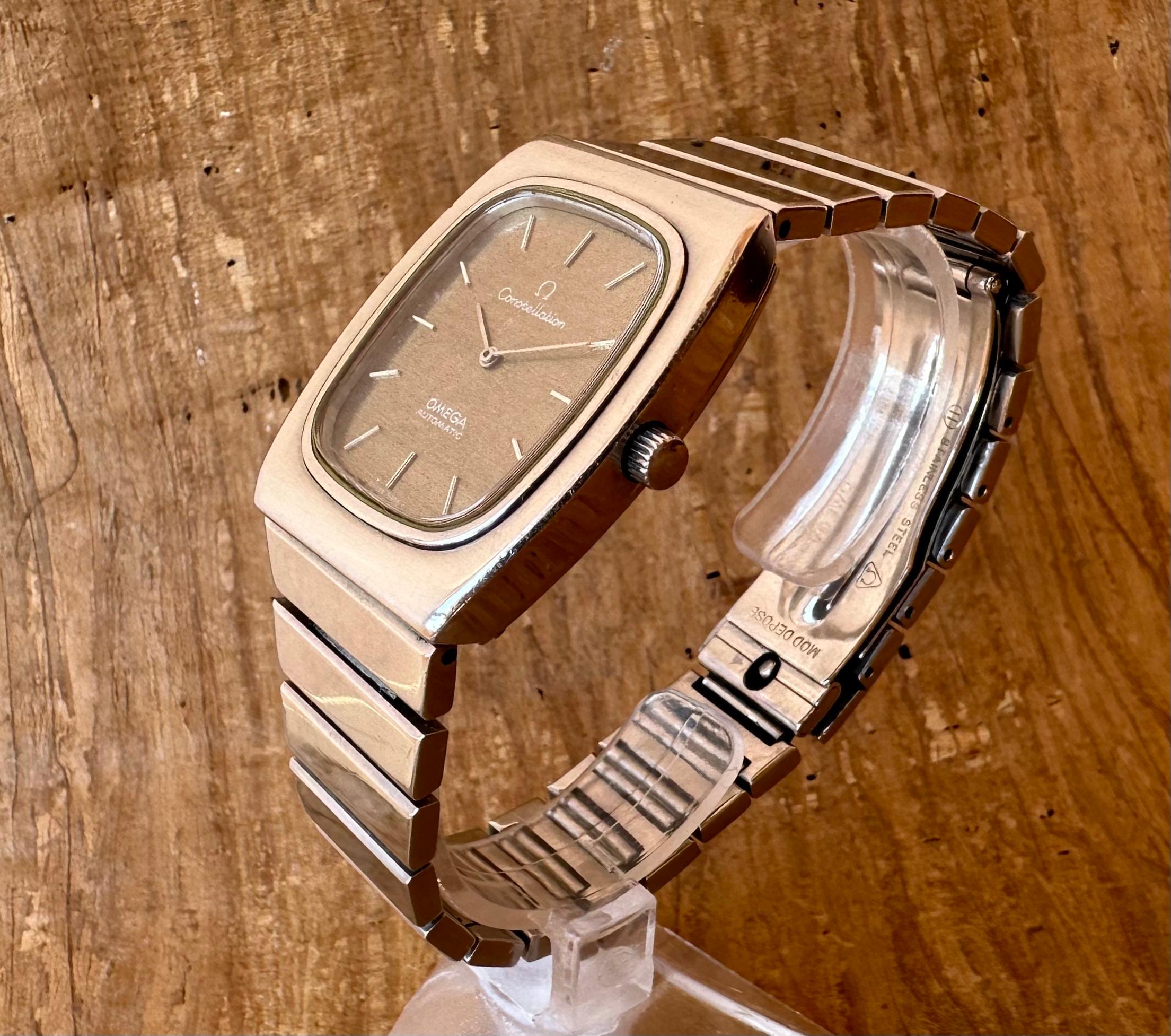Omega Constellation Ref.3550815 / 155.002, Seltenes reflektierendes/graues Zifferblatt Cal 711 9