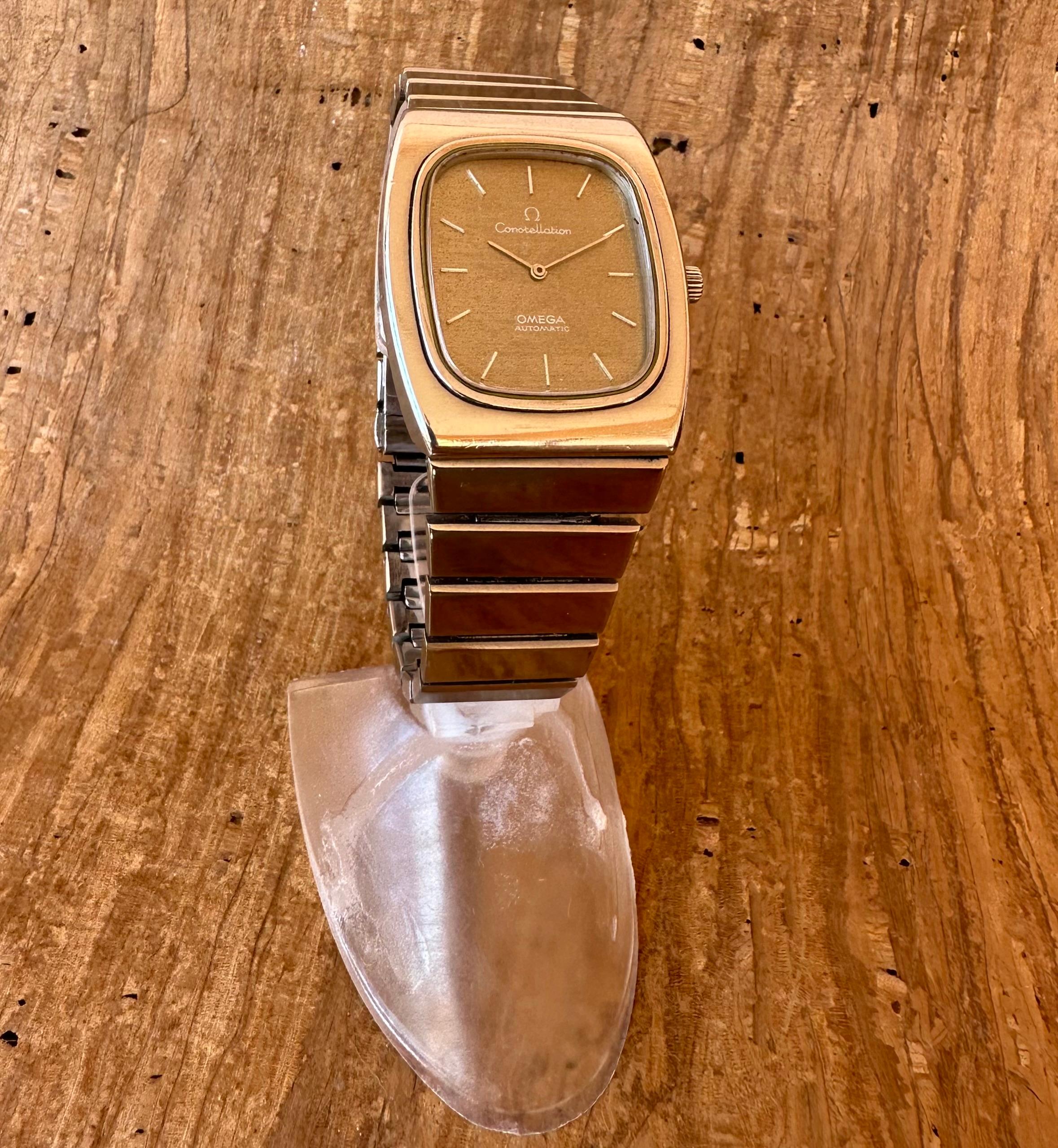 Omega Constellation Ref.3550815 / 155.002, Seltenes reflektierendes/graues Zifferblatt Cal 711 10
