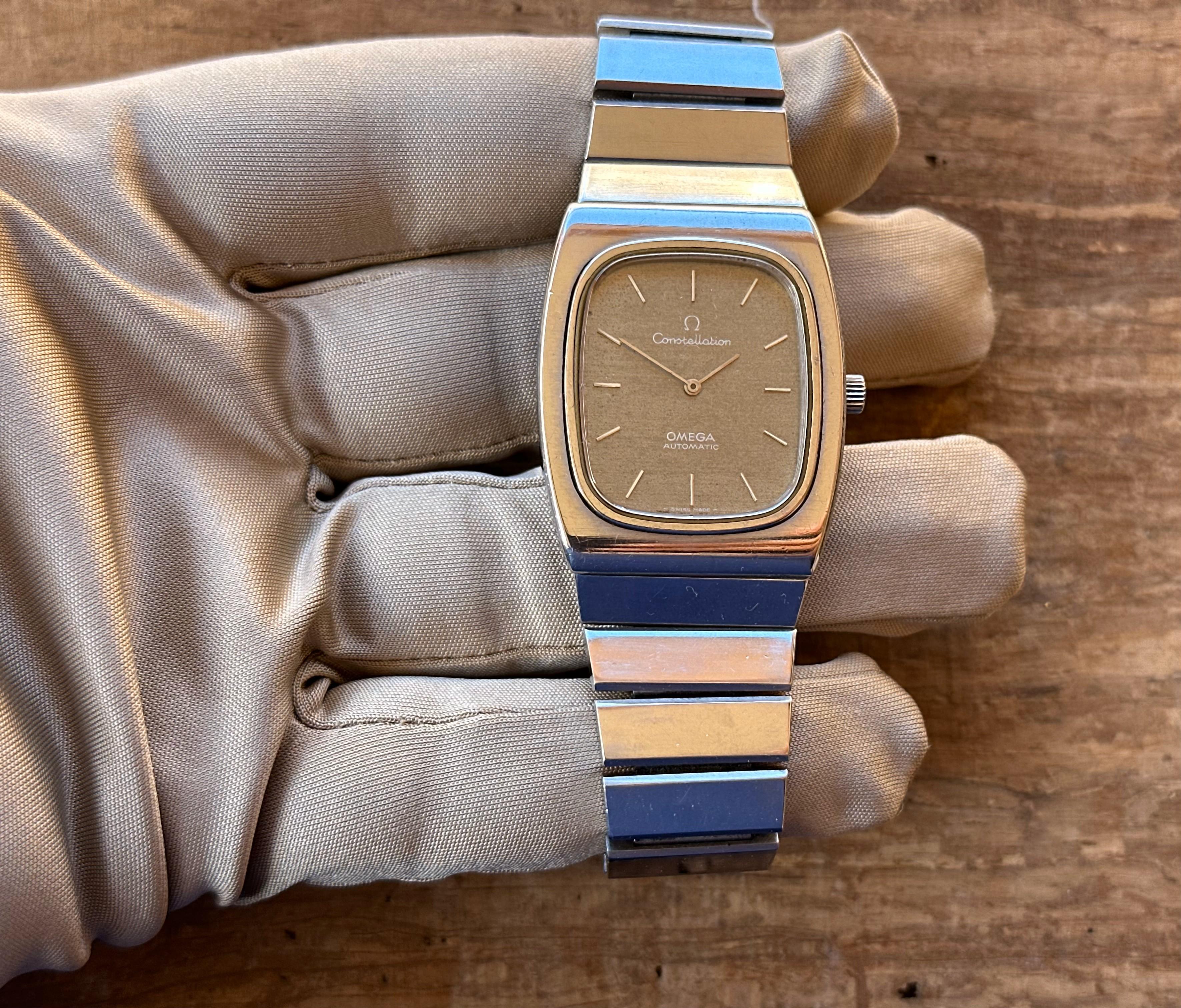 Omega Constellation Ref.3550815 / 155.002, Seltenes reflektierendes/graues Zifferblatt Cal 711 3