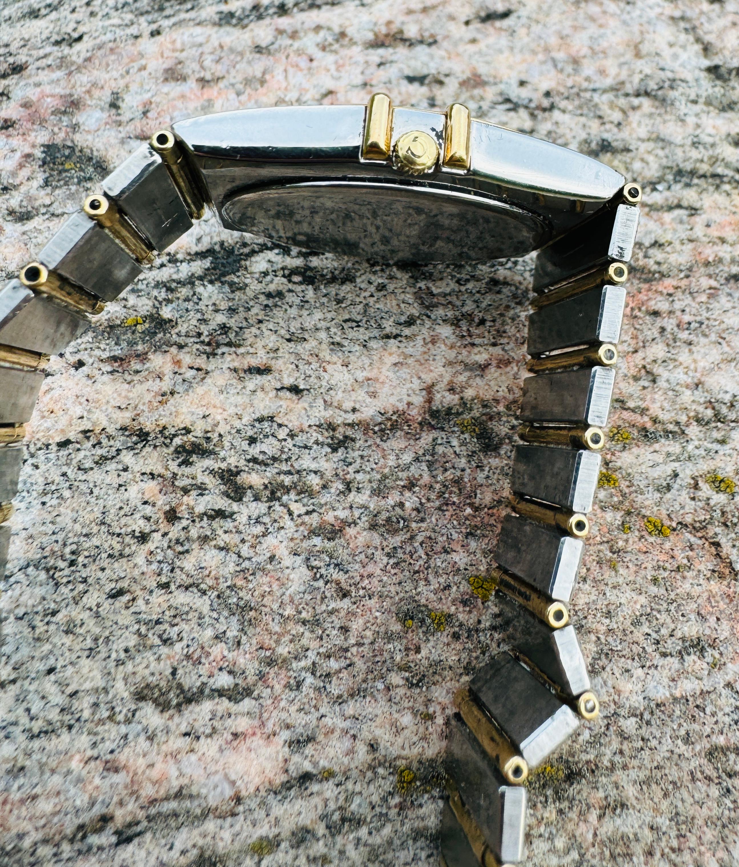Omega Constellation Acier inoxydable Or 3961070 / 3961080 Full Bar en vente 4