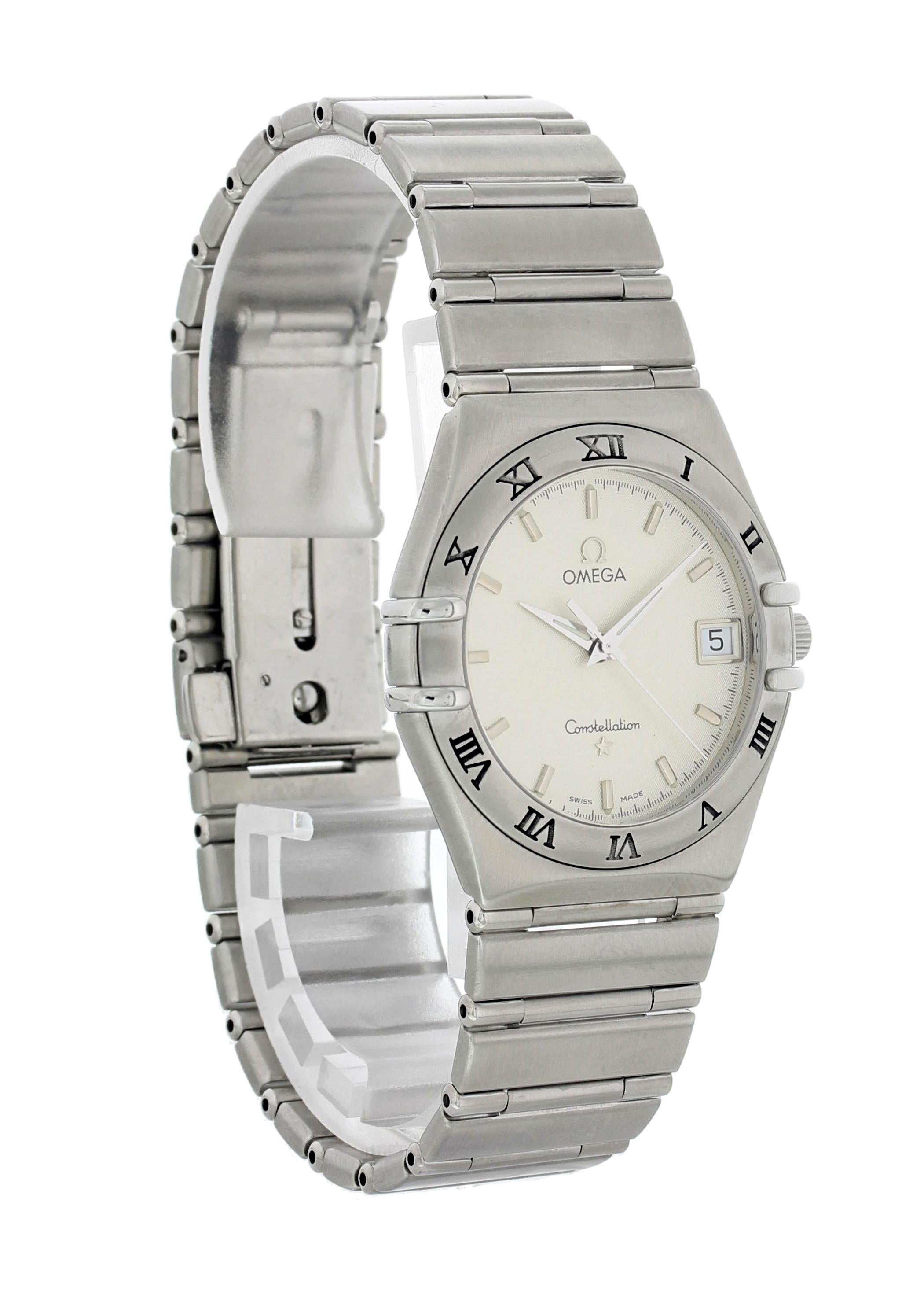 Omega Constellation Stainless Steel Ladies Watch In Excellent Condition In New York, NY
