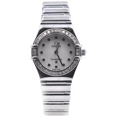 Omega Constellation Stainless Steel Mother of Pearl Watch