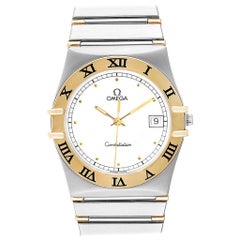 Omega Constellation Steel 18 Karat Yellow Gold Men's Watch 3961076