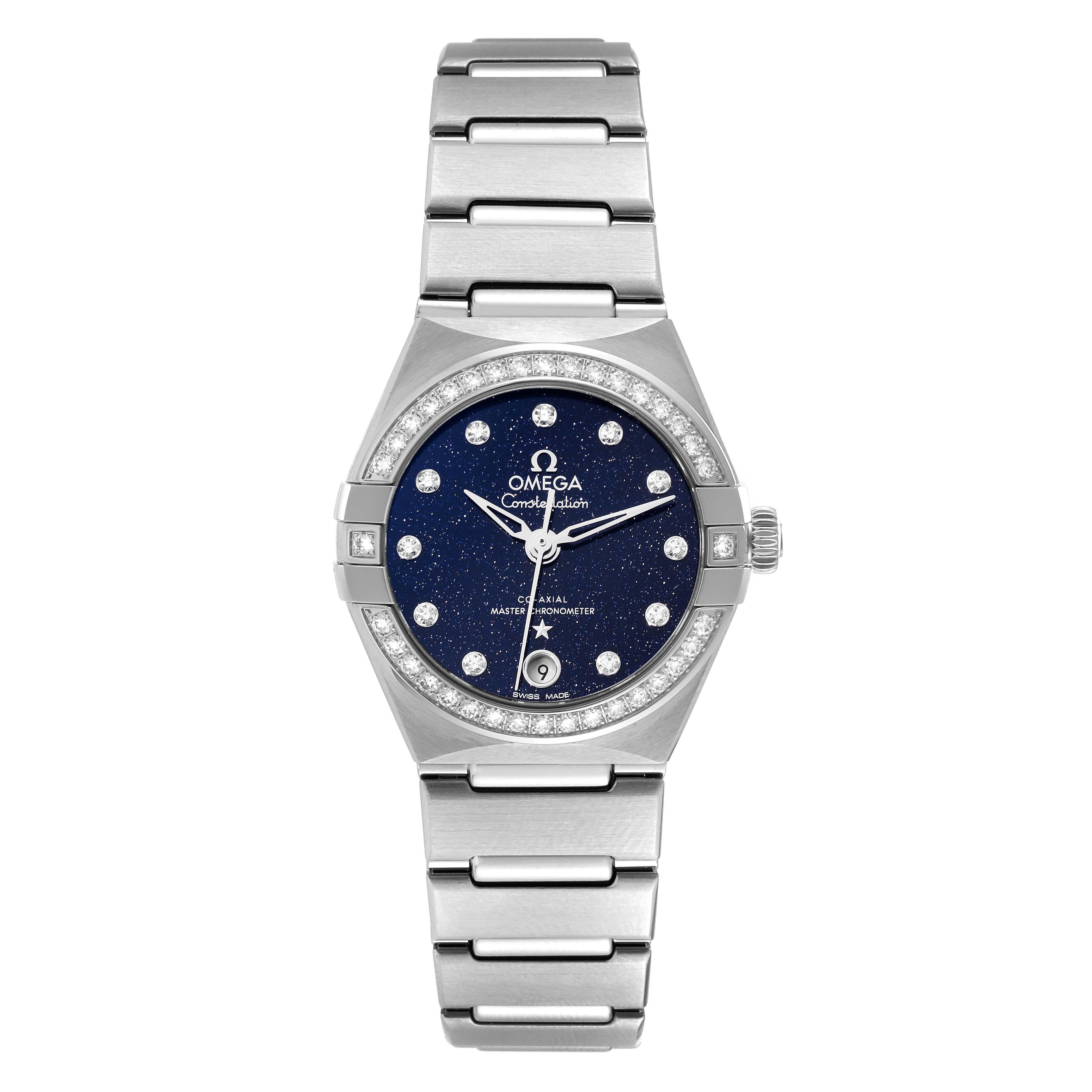 Omega Constellation Steel Diamond Ladies Watch 131.15.29.20.53.001 Unworn 5