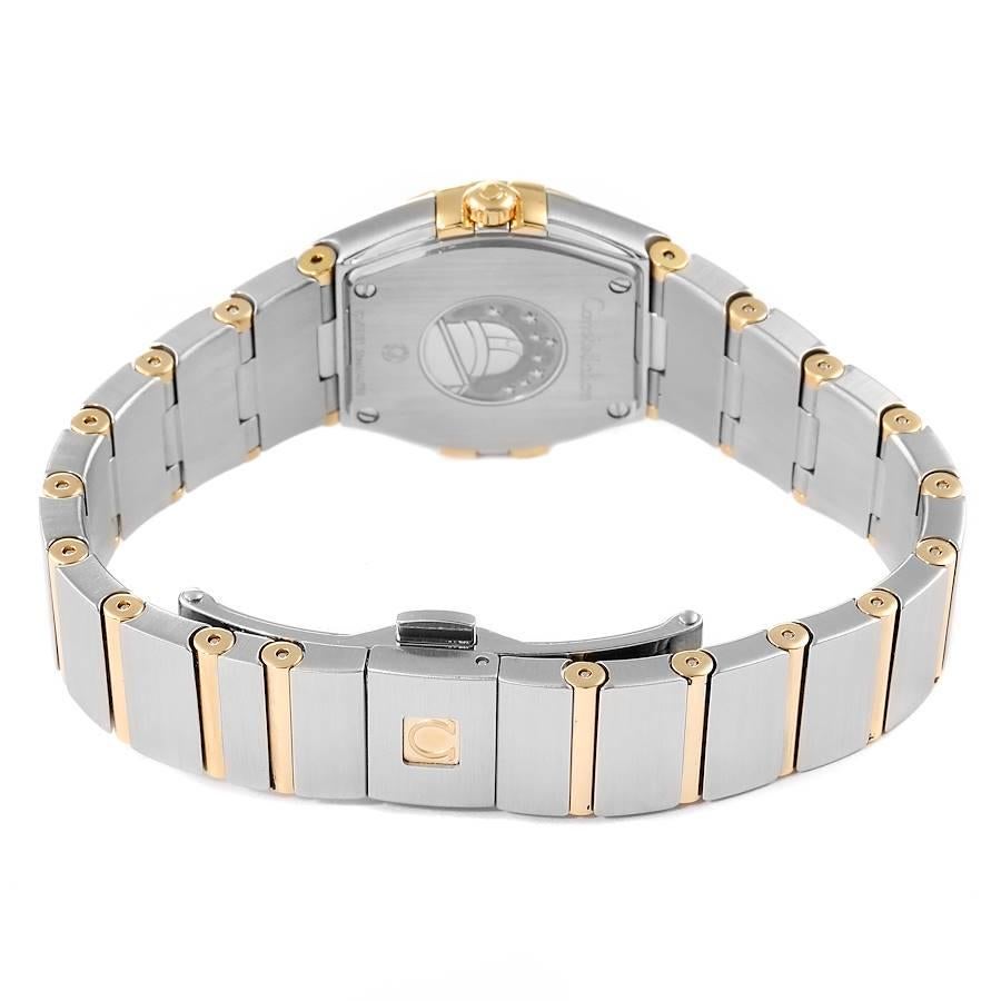 Women's Omega Constellation Steel Yellow Gold Diamond Watch 123.25.24.60.52.001 For Sale