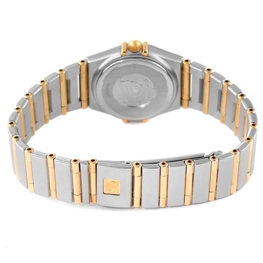 Women's Omega Constellation Steel Yellow Gold MOP Diamond Ladies Watch 1262.75.00