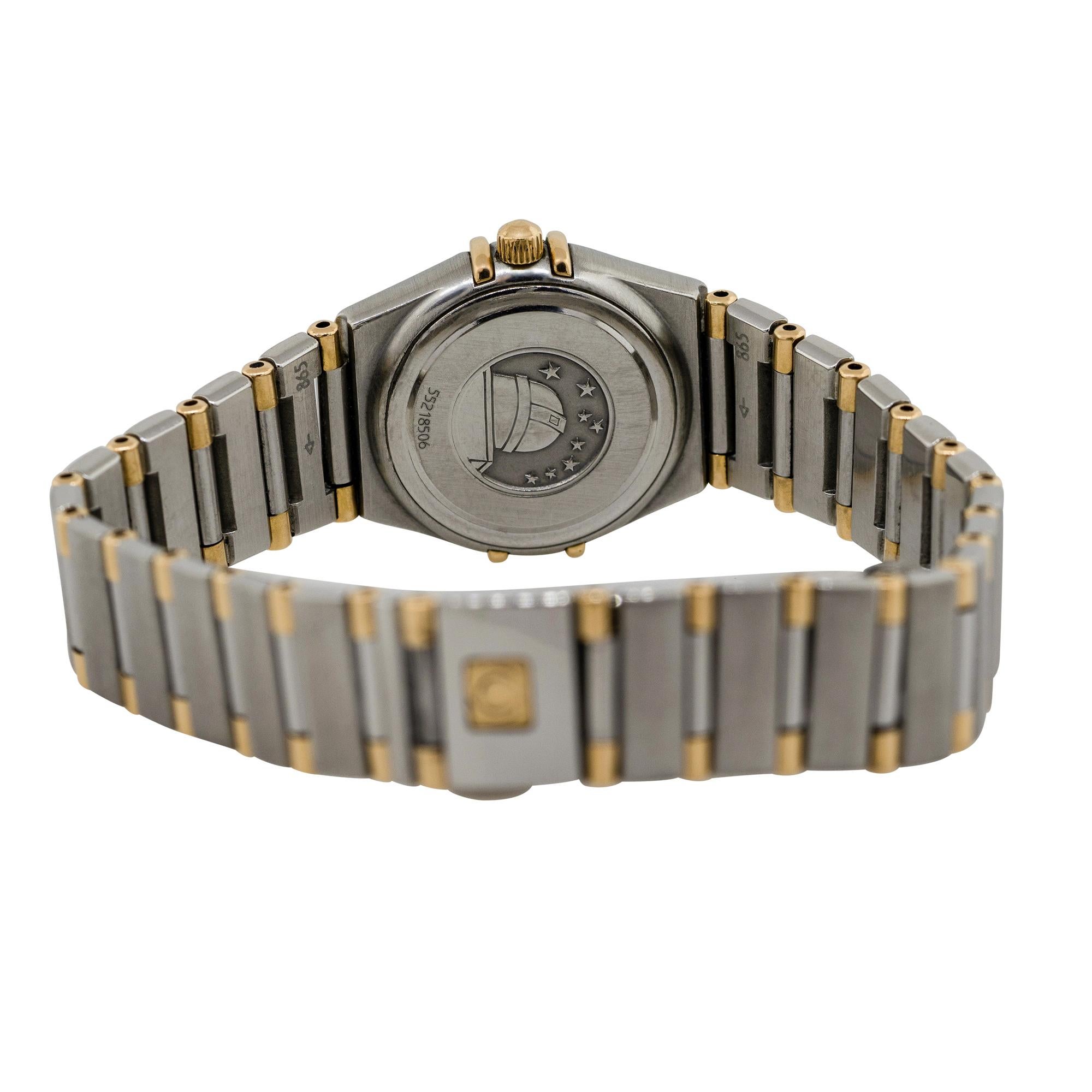 omega constellation gold dial