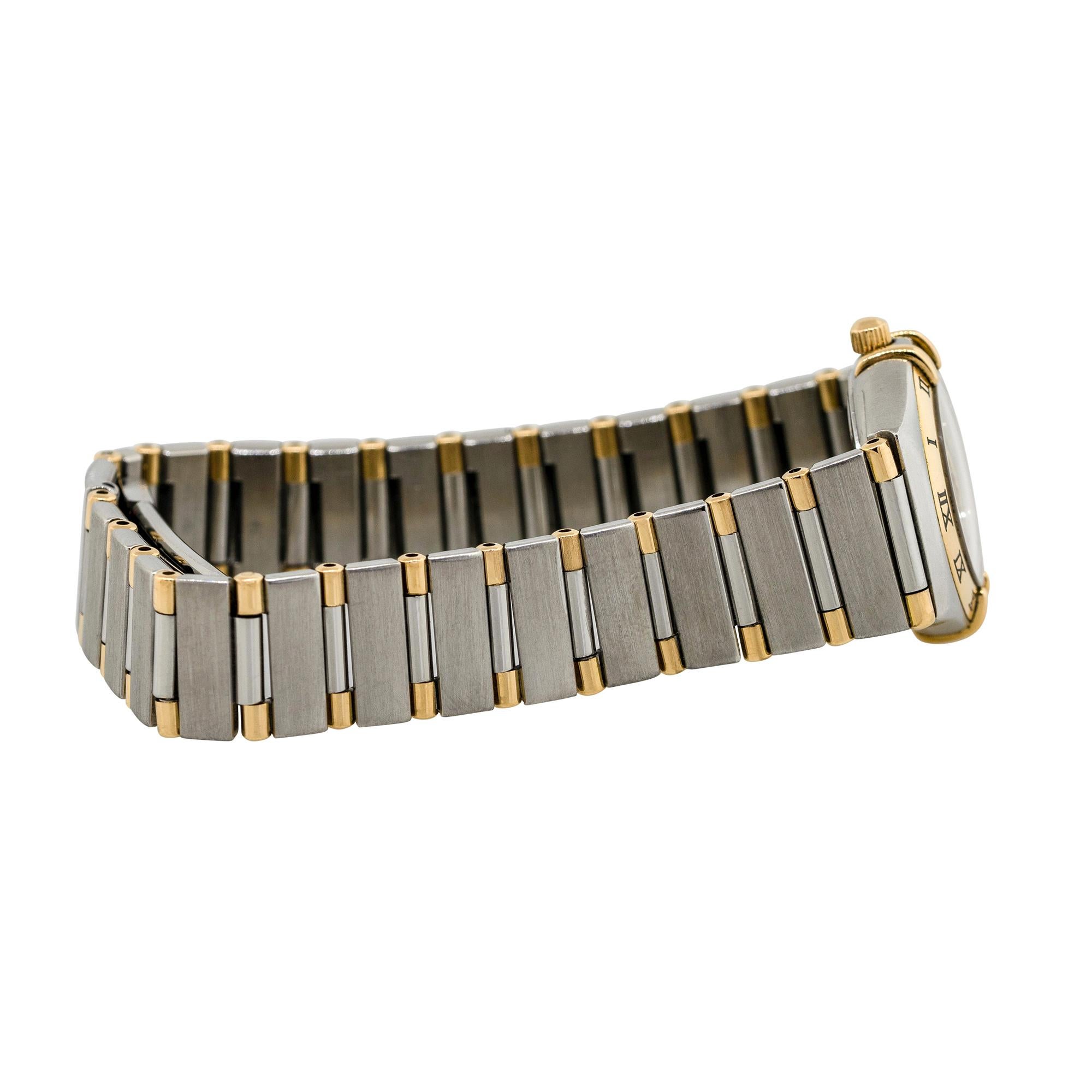 Omega Constellation, zweifarbige Gold-Zifferblattuhr 1