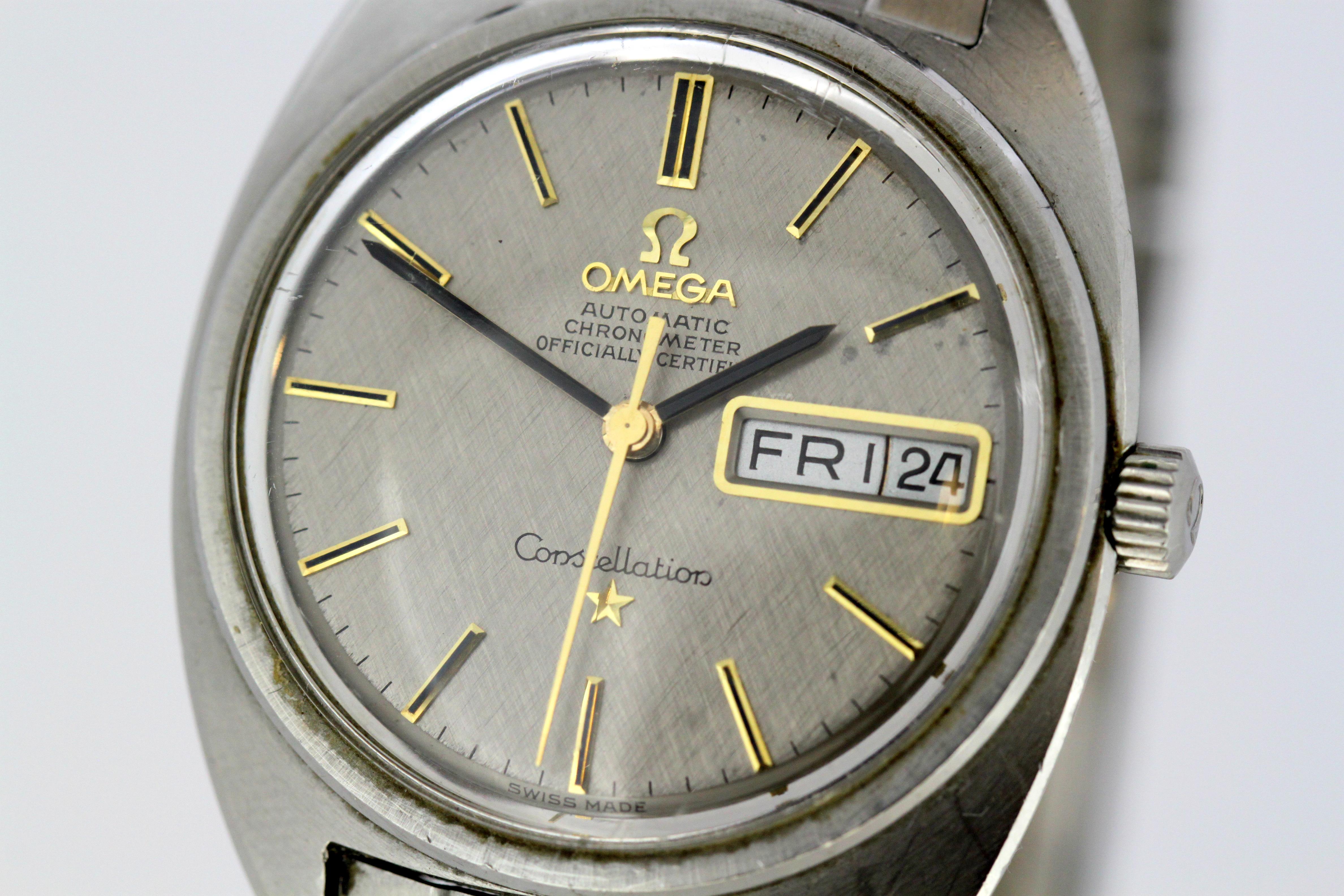 omega automatic chronometer constellation vintage