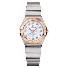 Omega Constellation White Mother of Pearl Dial Ladies Watch 123.20.27.60.55.001