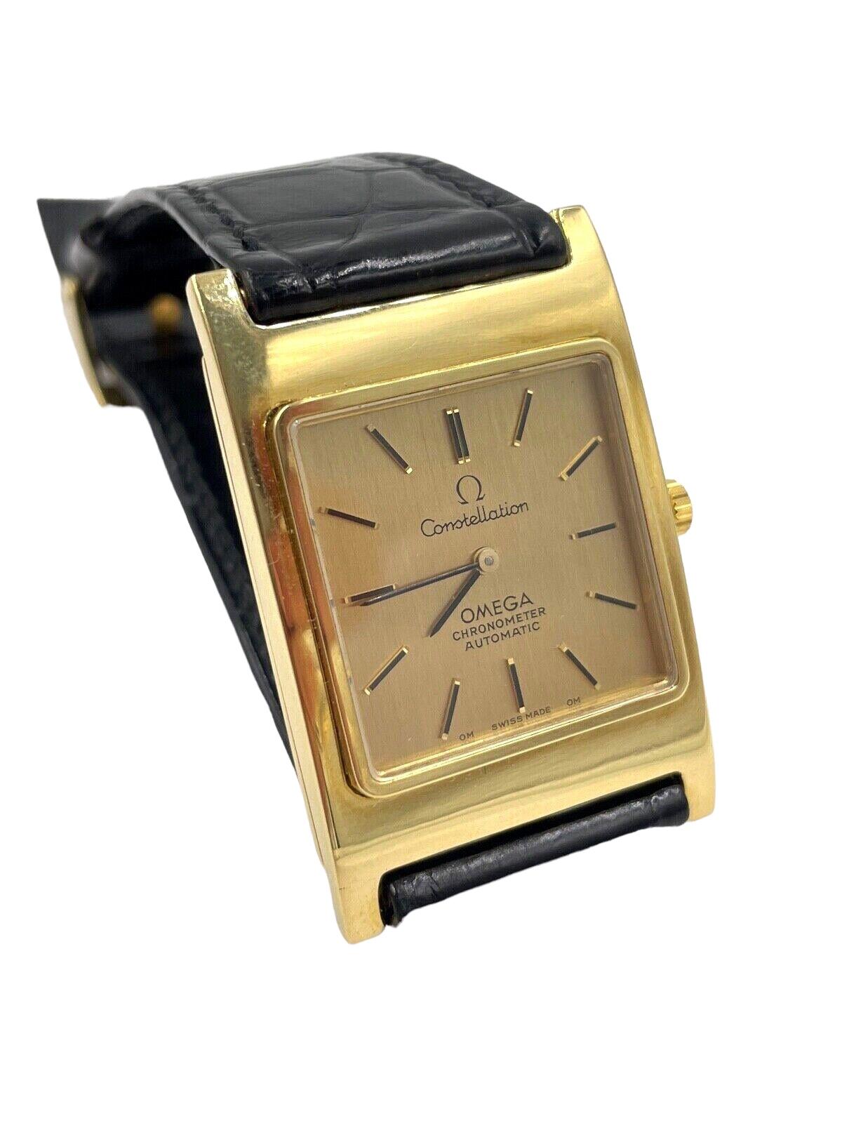 Modern Omega Constellation Yellow Gold Watch