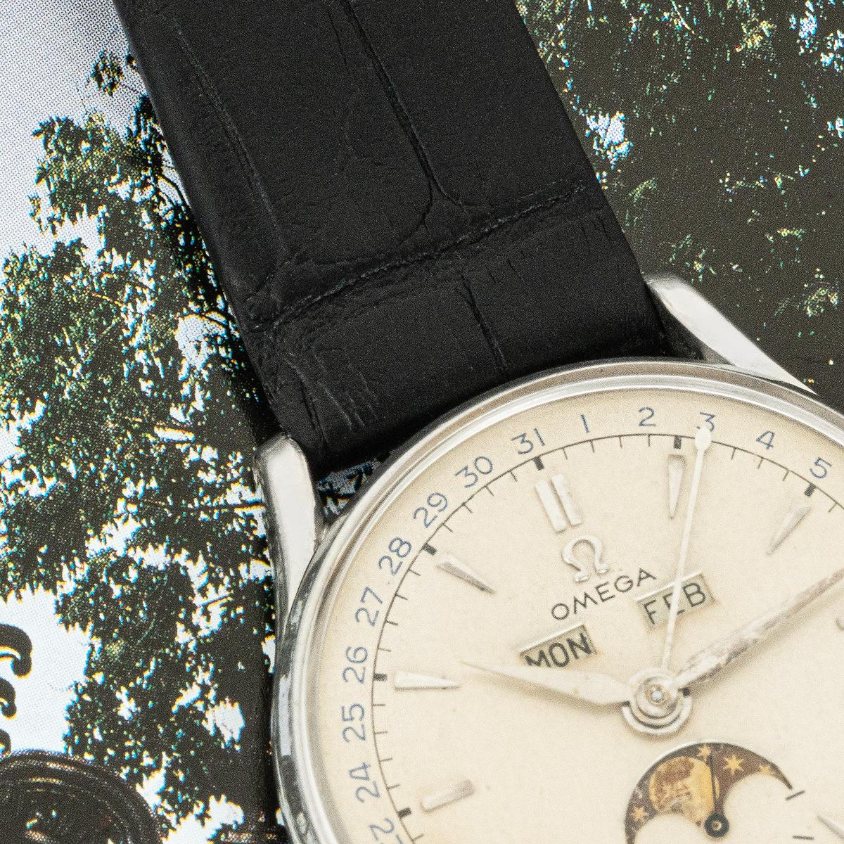 Omega Cosmic Triple Date Calendar Moonphase 35mm For Sale 4