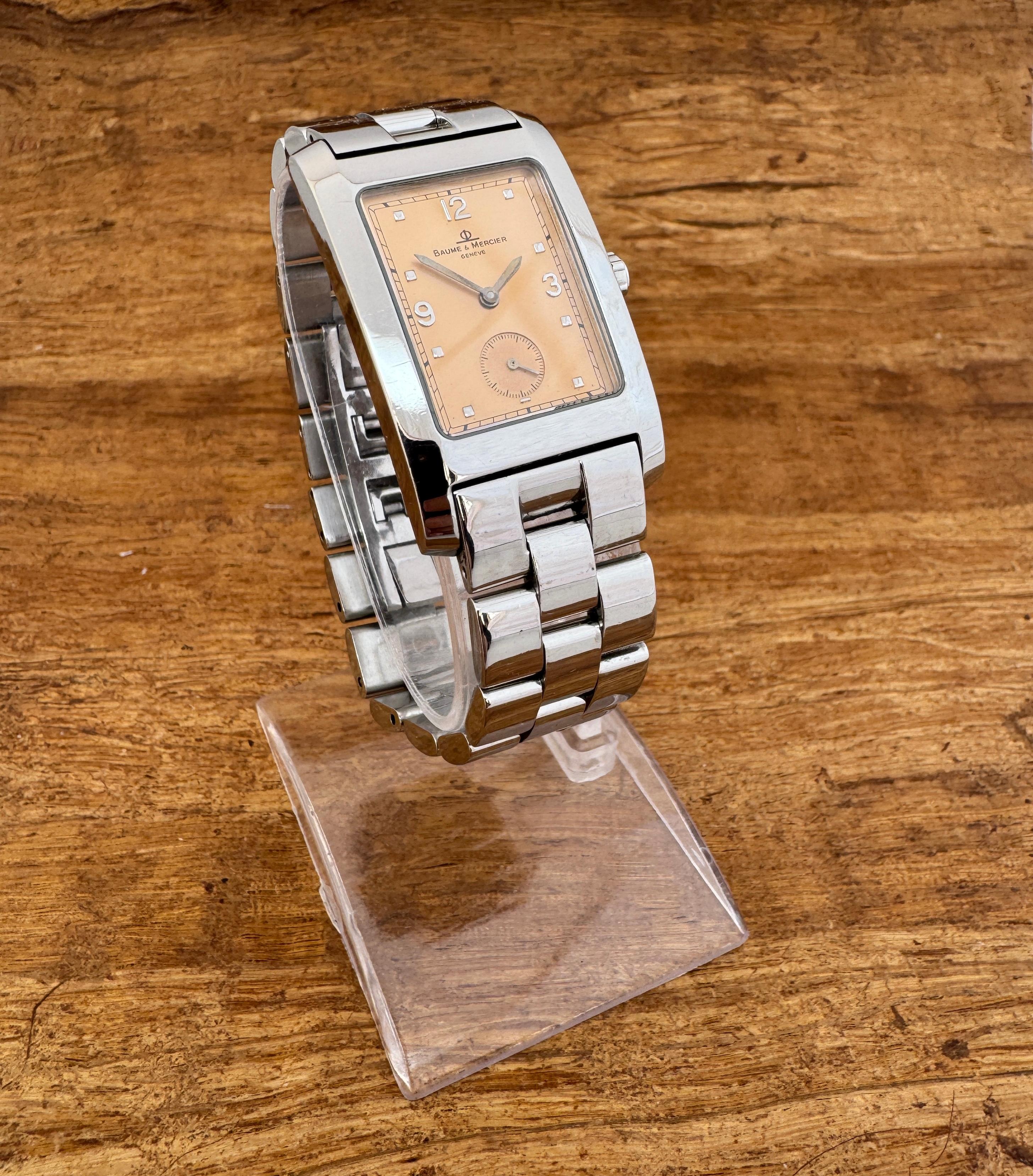 Omega De Ville 1365 Rare Honeycomb Dial Unsex Watch en venta 9