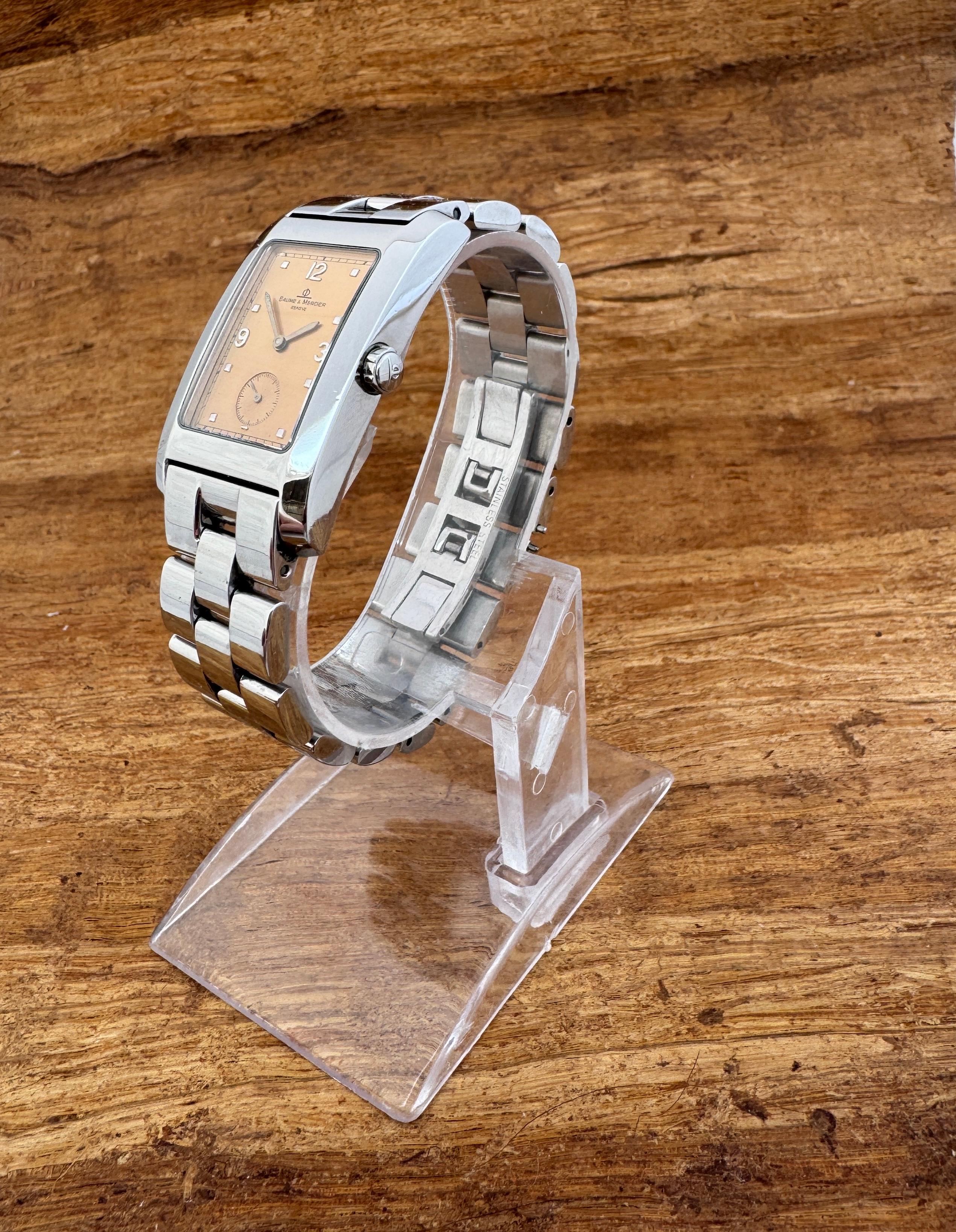 Omega De Ville 1365 Rare Honeycomb Dial Unsex Watch en venta 3