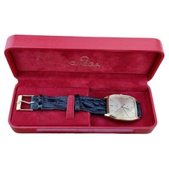 Omega De Ville 1417 Vintage Superb Gold Plated Rare Dotted Dial Watch