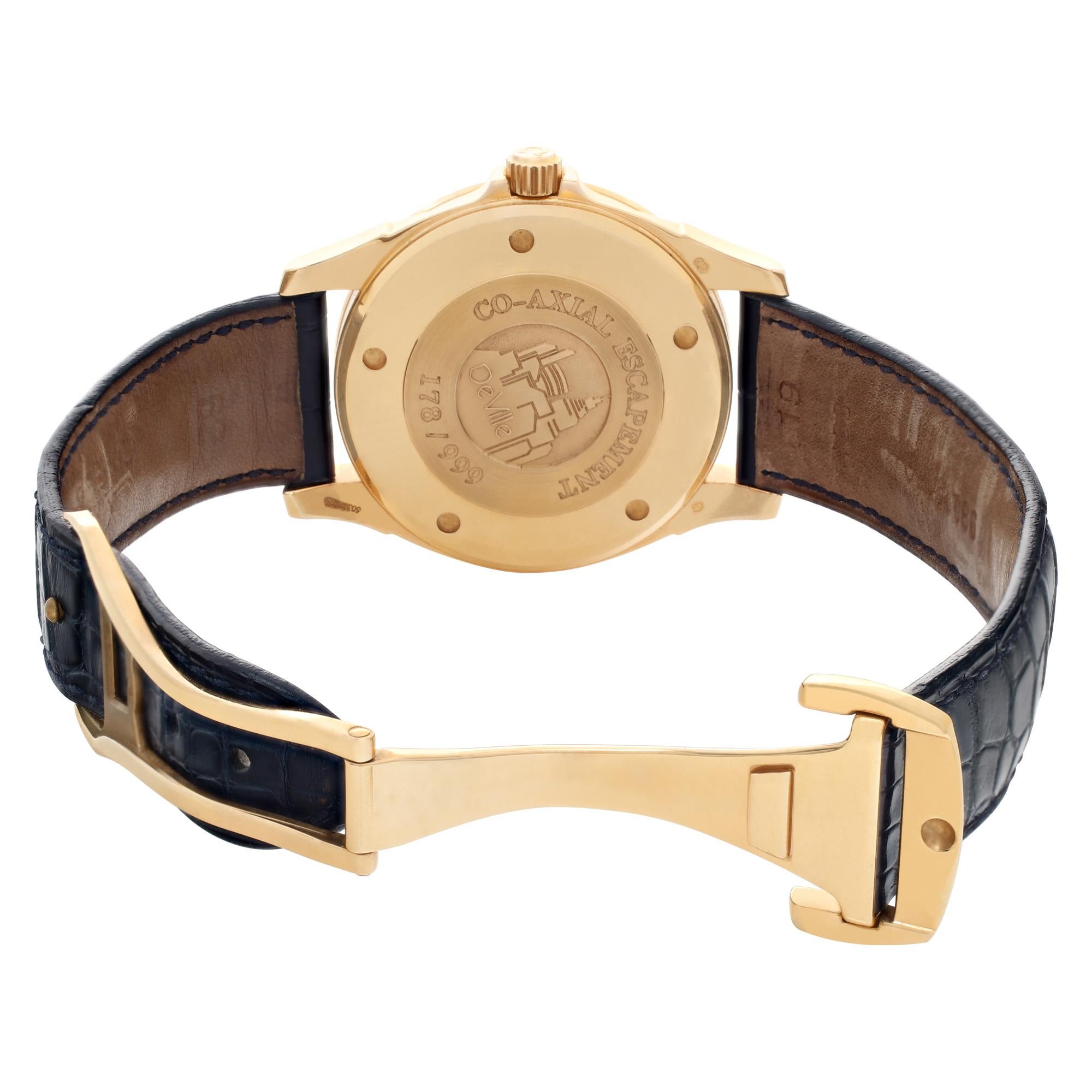 chronometer omega automatic co-axial escapement