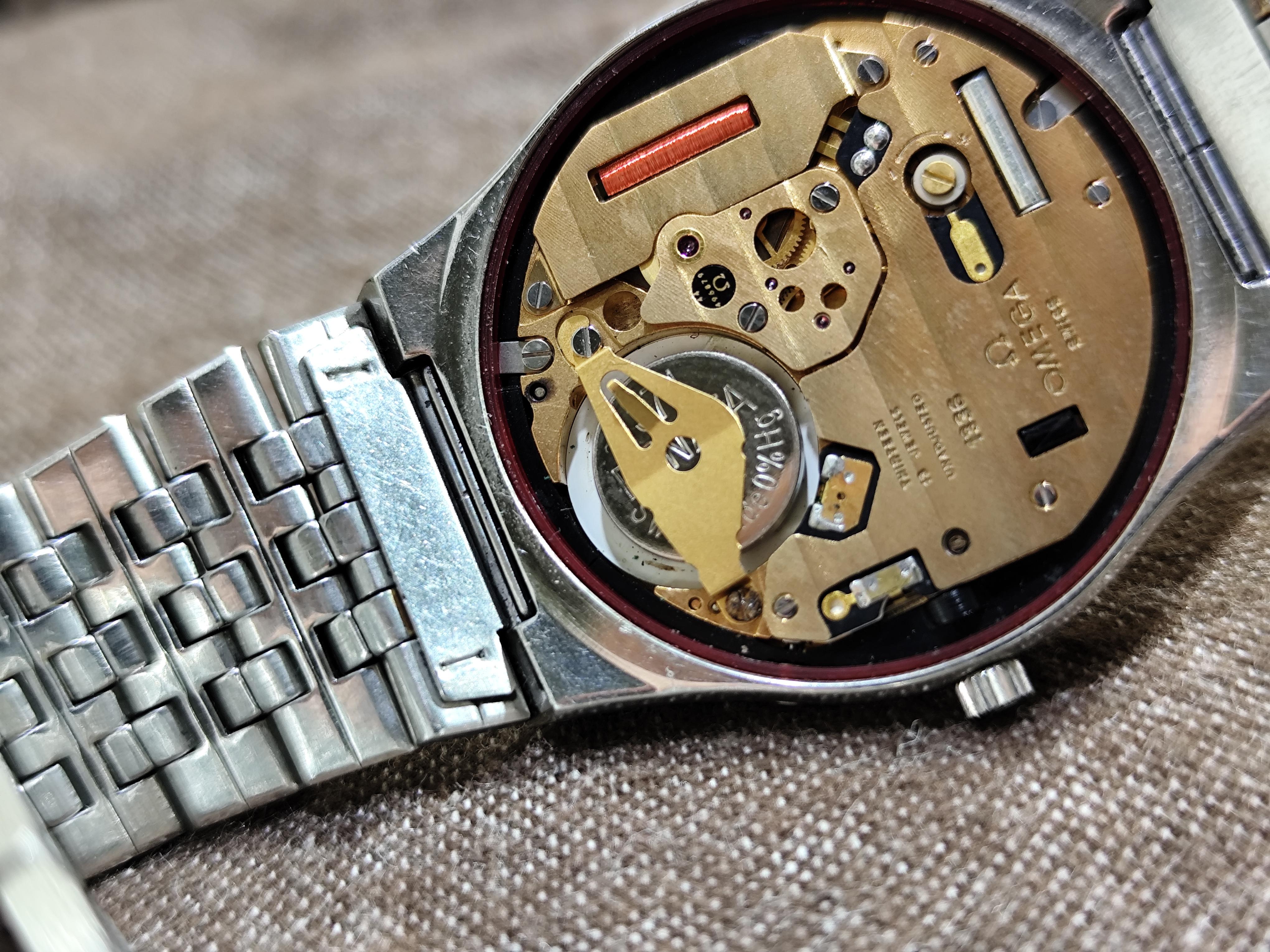 Omega De Ville cal. 1336 Rare Detailed Structured Dial Ref 1950014 Men's watch in vendita 8