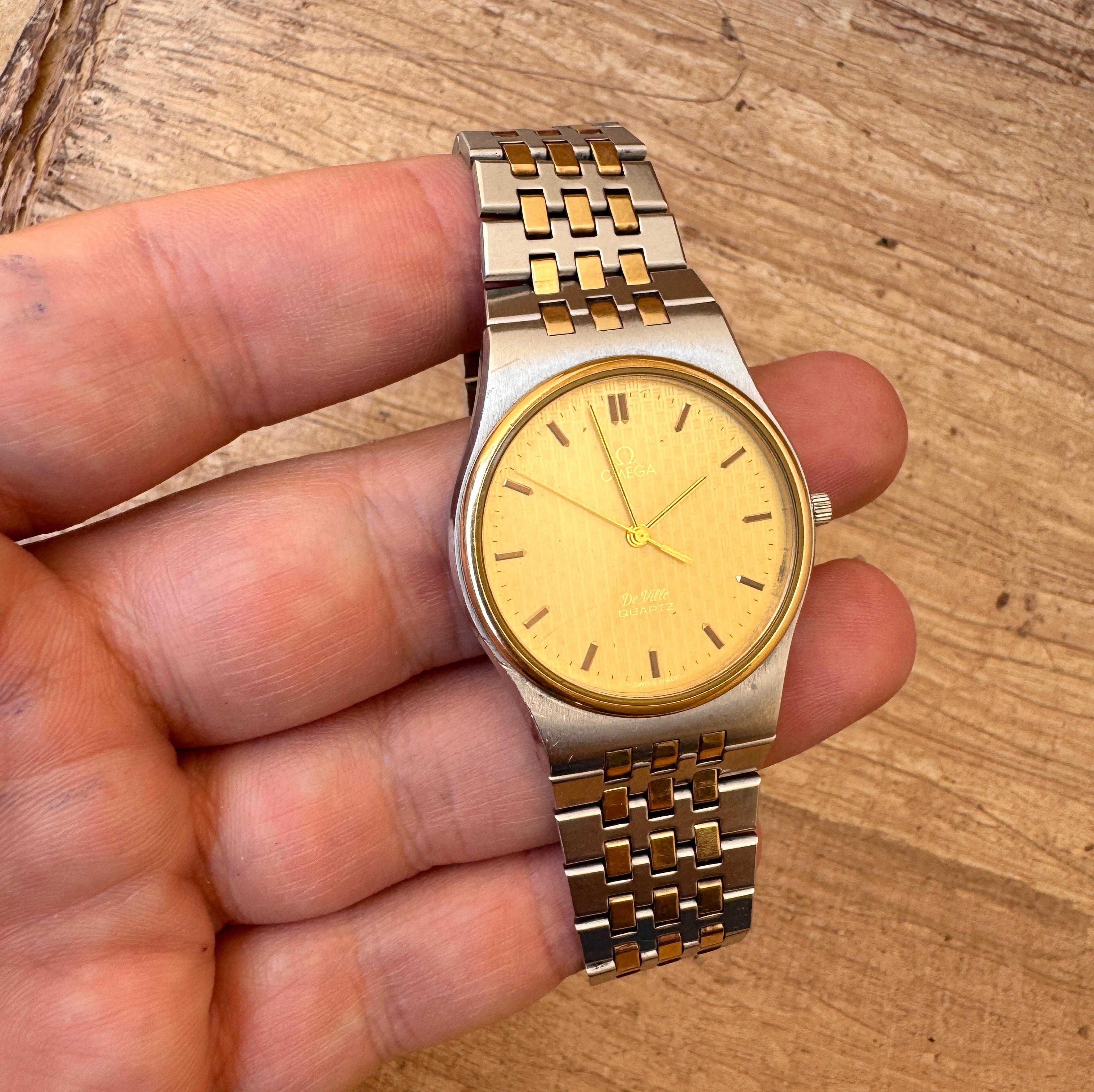 Omega De Ville cal. 1336 Rare Detailed Structured Dial Ref 1950014 Men's watch in vendita 10