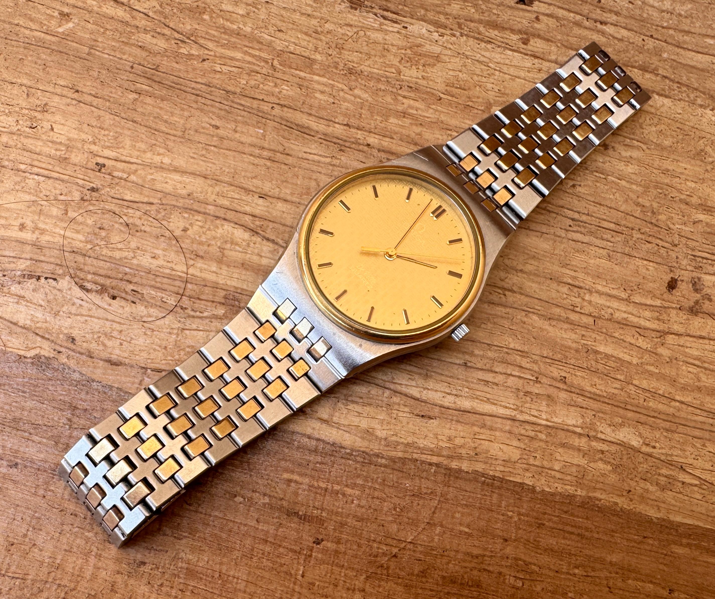 Omega De Ville cal. 1336 Rare Detailed Structured Dial Ref 1950014 Men's watch in vendita 11