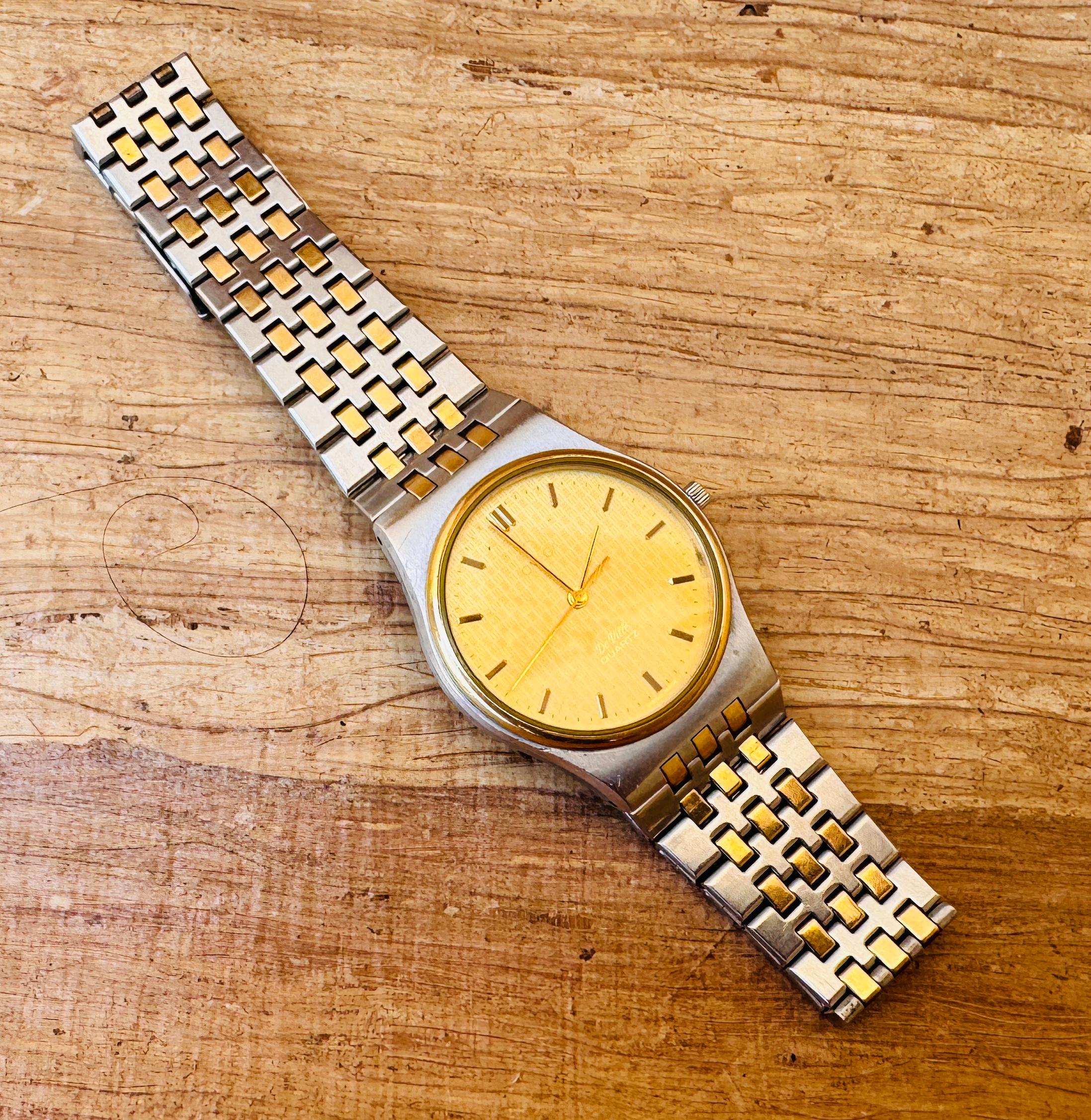 Omega De Ville cal. 1336 Rare Detailed Structured Dial Ref 1950014 Men's watch In condizioni ottime in vendita a Toronto, CA