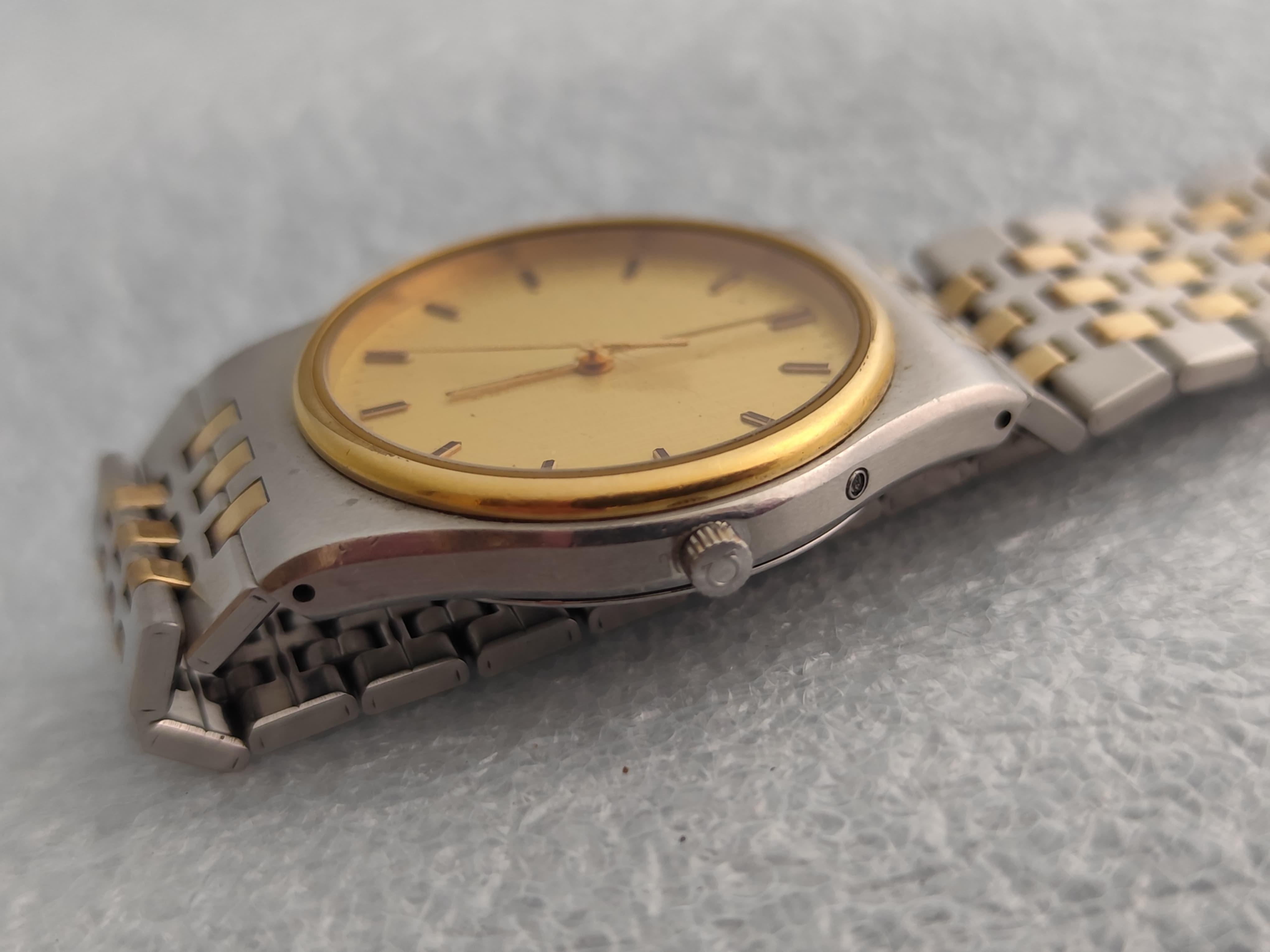 Omega De Ville cal. 1336 Rare Detailed Structured Dial Ref 1950014 Men's watch in vendita 3