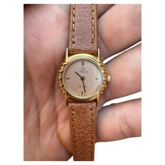 Omega De Ville cal 1450 Rare Lined Dial Ladies Retro Watch