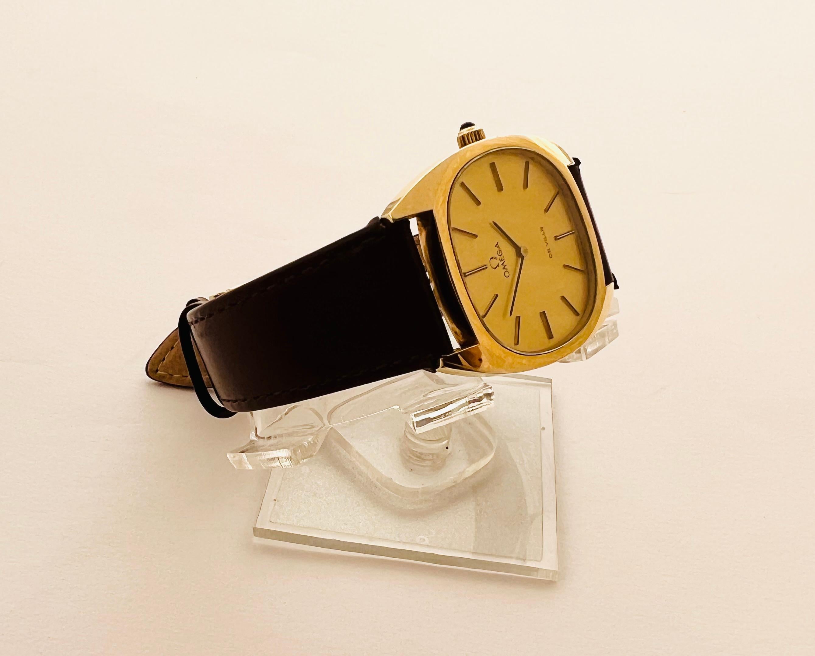 Omega De Ville Champagne Case Dress Gold-plated Watch 3