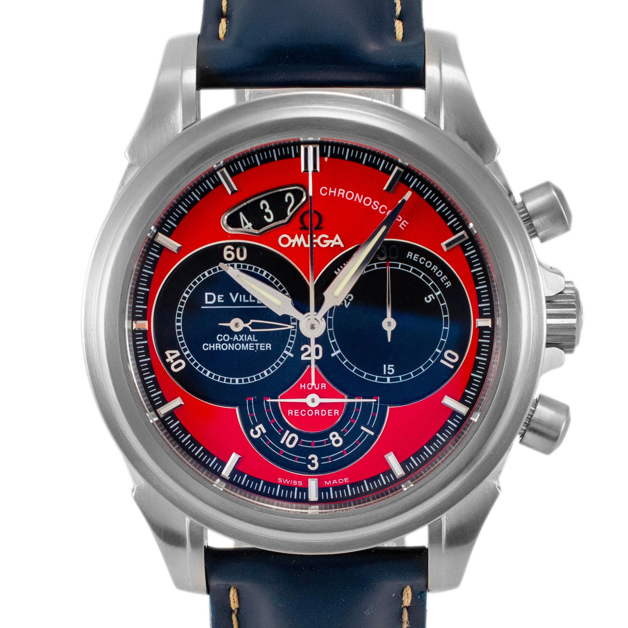 Brand: Omega 

Gender: Men

Metal Type: Stainless Steel

Diameter: 41.00 mm

Weight: 107.74 grams

One men's stainless steel OMEGA Swiss made watch. The metal was tested and determined to be stainless steel. The 