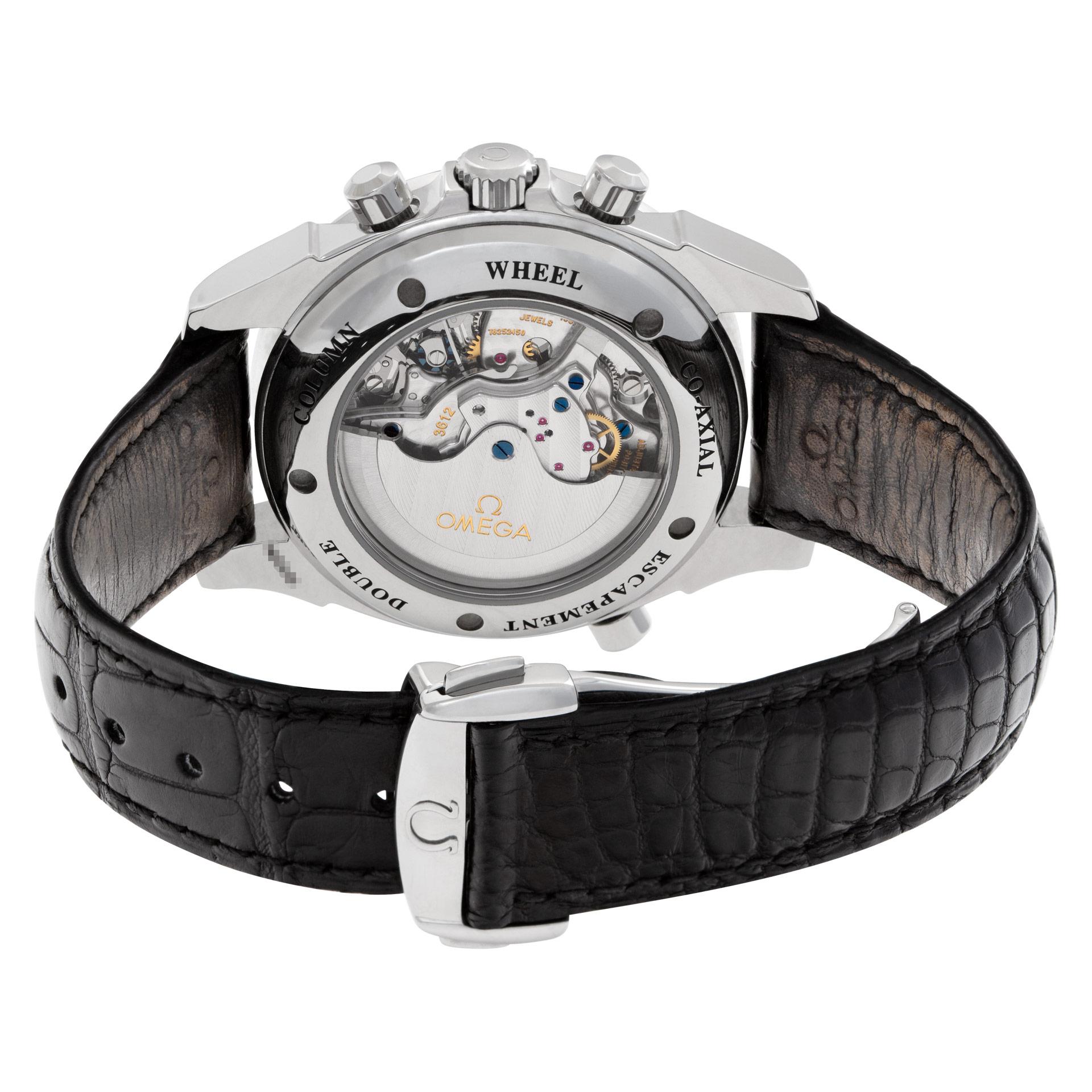 Omega De Ville Co-Axial Rattrapante in Edelstahl Armbanduhr Auto Herren