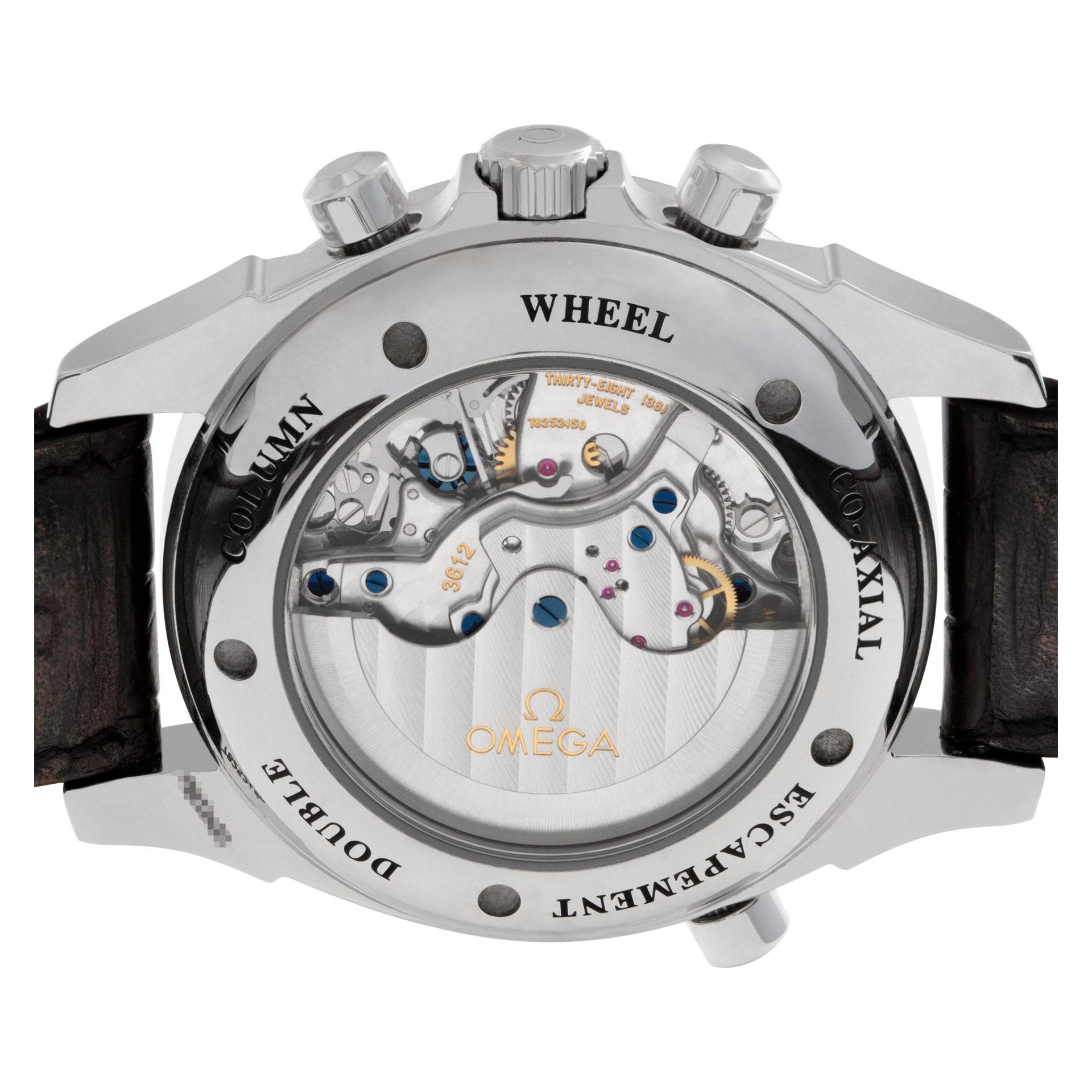 Omega De Ville Co-Axial Rattrapante in Edelstahl Armbanduhr Auto 1