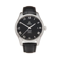 Omega De Ville Co Axial Stainless Steel 43113412101001 Wristwatch