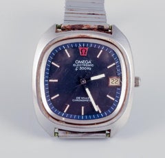Omega, De Ville Electronic men's wristwatch. Approx. 1970.