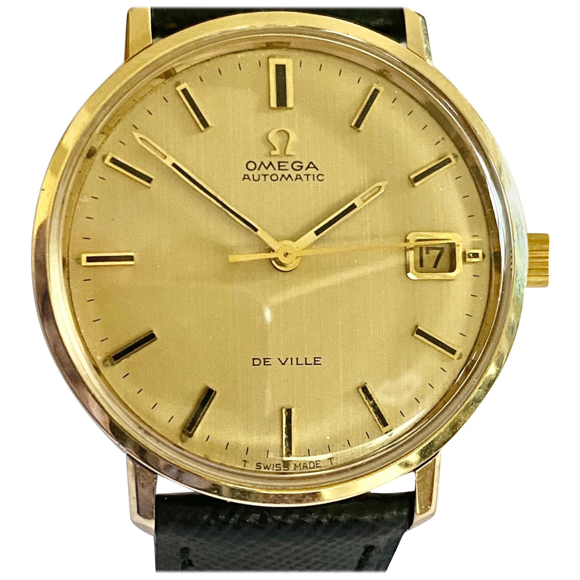 Omega, De Ville Gentelman Watch 1972, Complete Original, BD166.033, Caliber 565