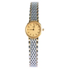 Omega De Ville Gold and Silver Tone Wristwatch, Ladies Watch