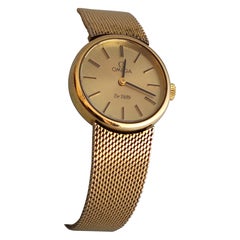 Reloj Omega De Ville chapado en oro Ref 7112075 En caja