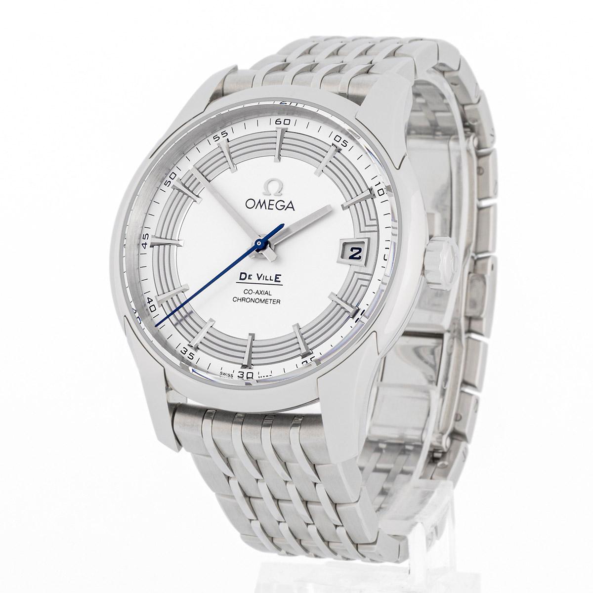Omega De Ville Hour Vision steel case and bracelet Excellent état - En vente à MADRID, ES