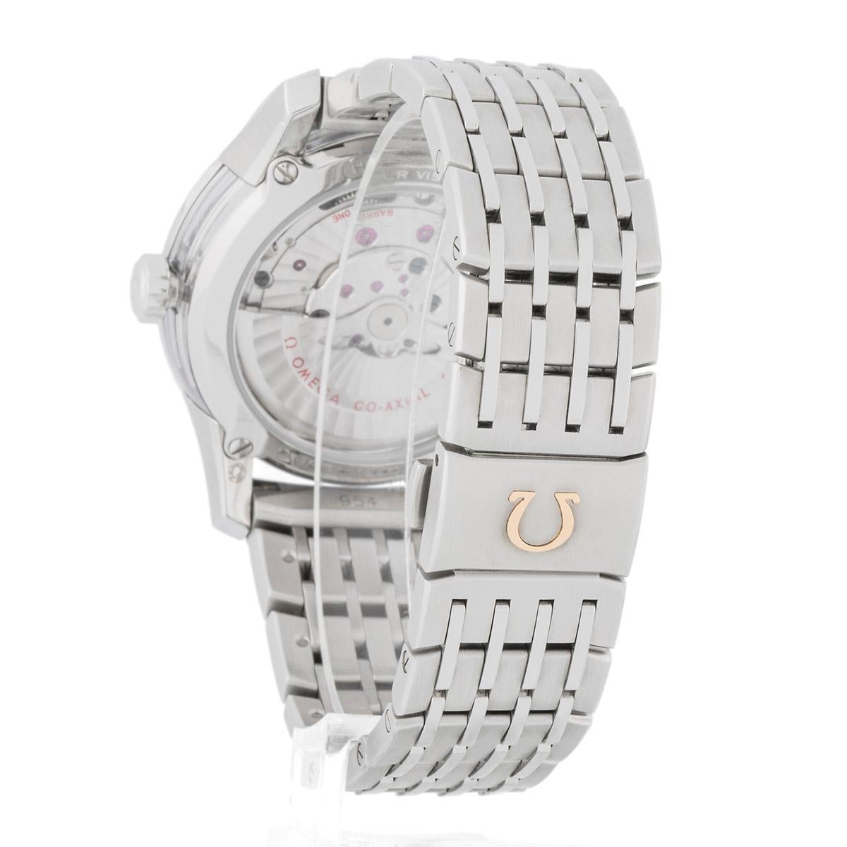 Omega De Ville Hour Vision steel case and bracelet en vente 1