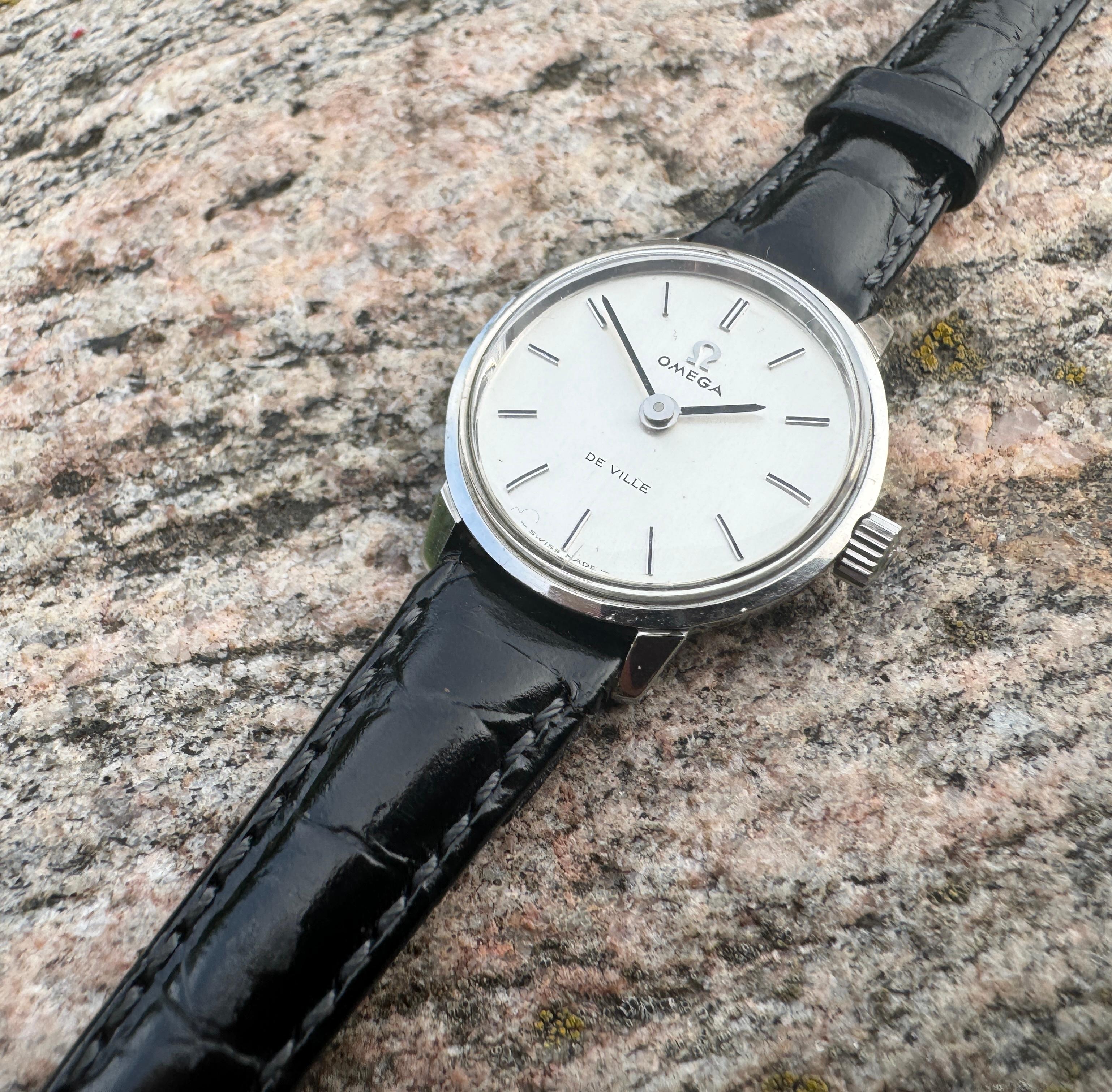omega de ville vintage acciaio