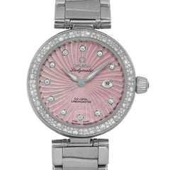 Omega De Ville Ladymatic Pink Diamond MOP Dial Ladies Watch 425.35.34.20.57.001