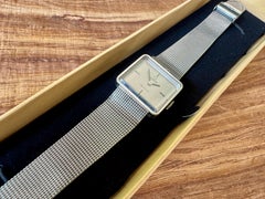 Omega De Ville Manual Winding Steel Mesh Bracelet Watch