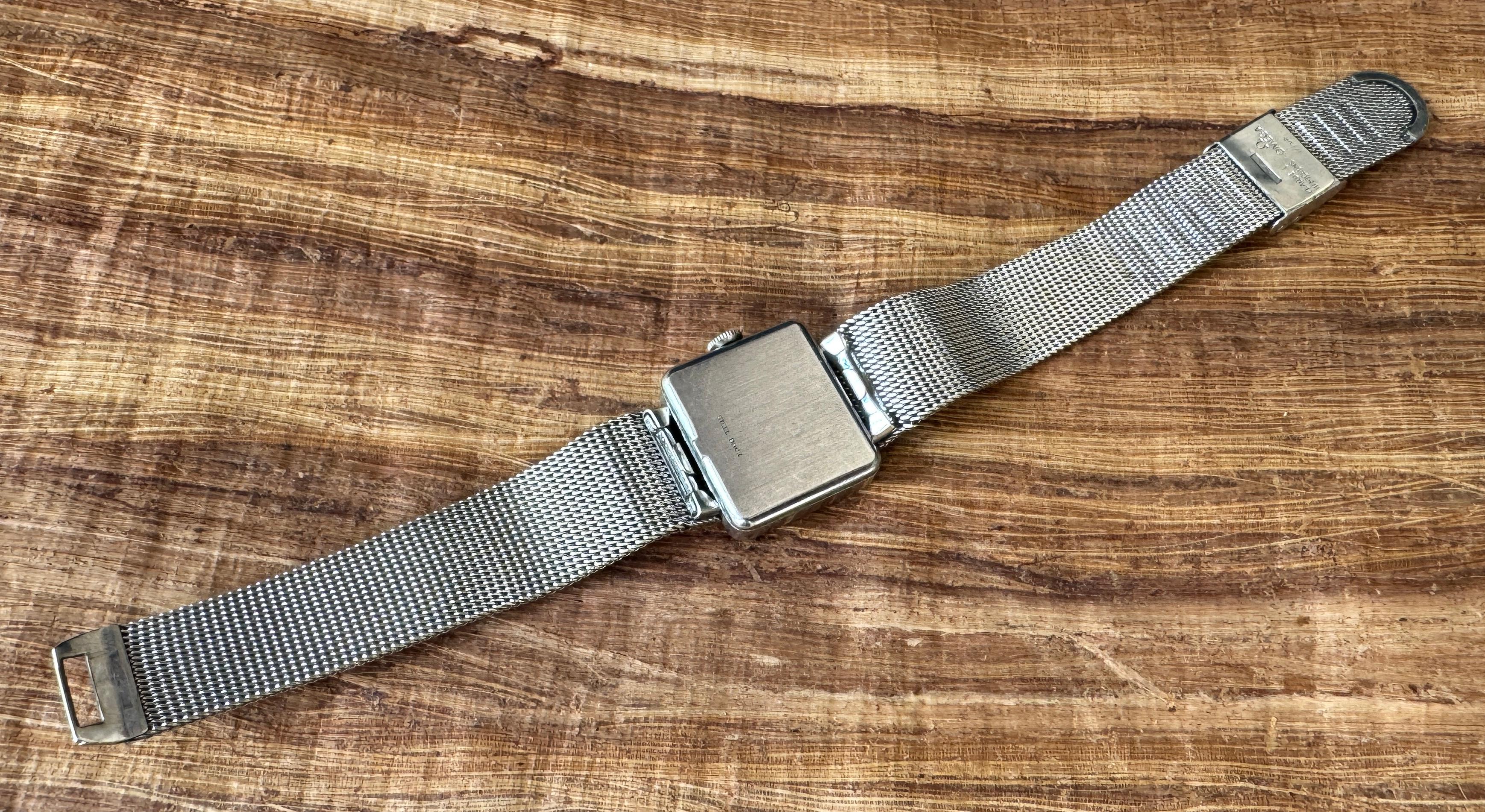 Omega De Ville Manual Winding Steel Mesh Bracelet Watch For Sale 1